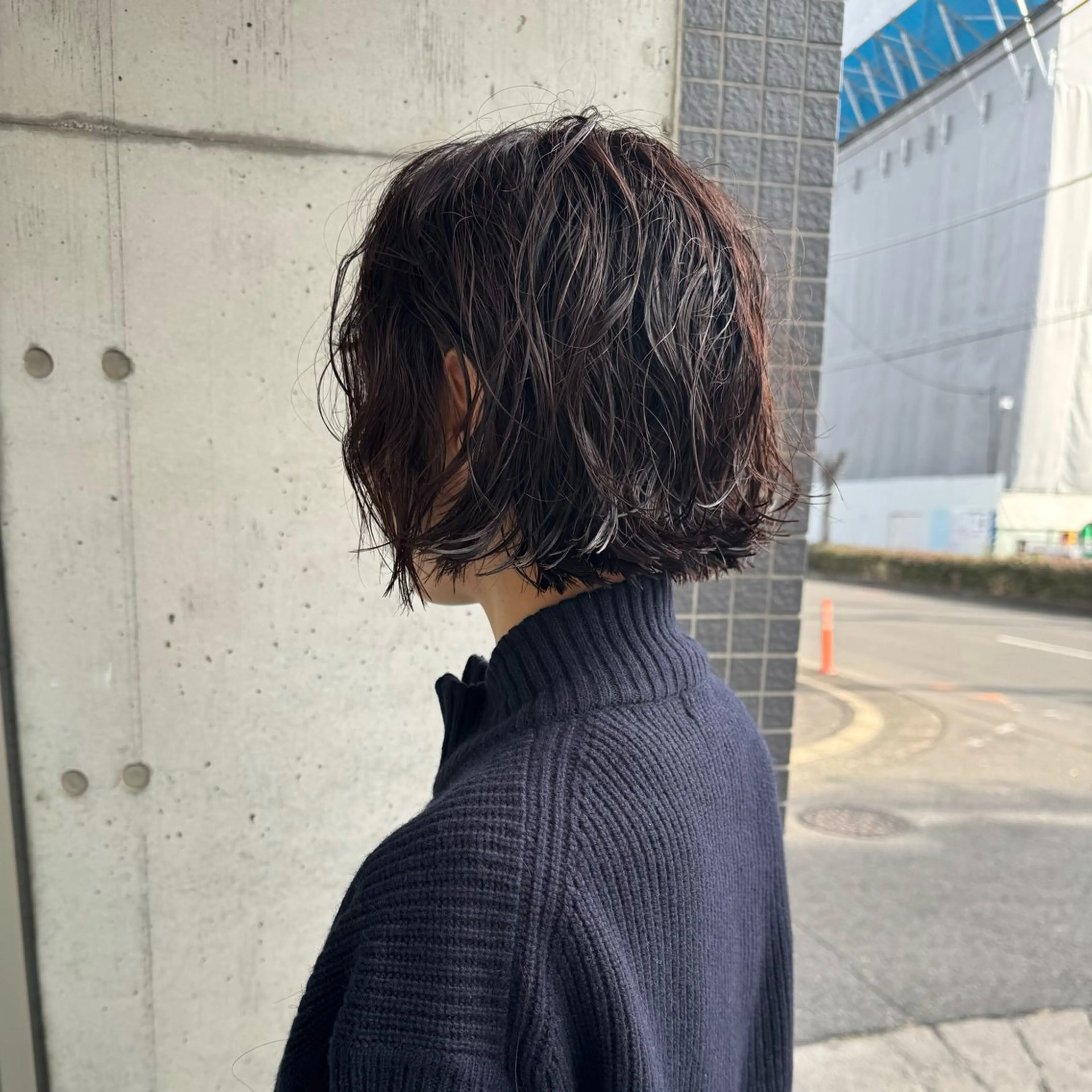 ショート ボブ 会田有紀 /切りっぱなしボブのヘアスタイル