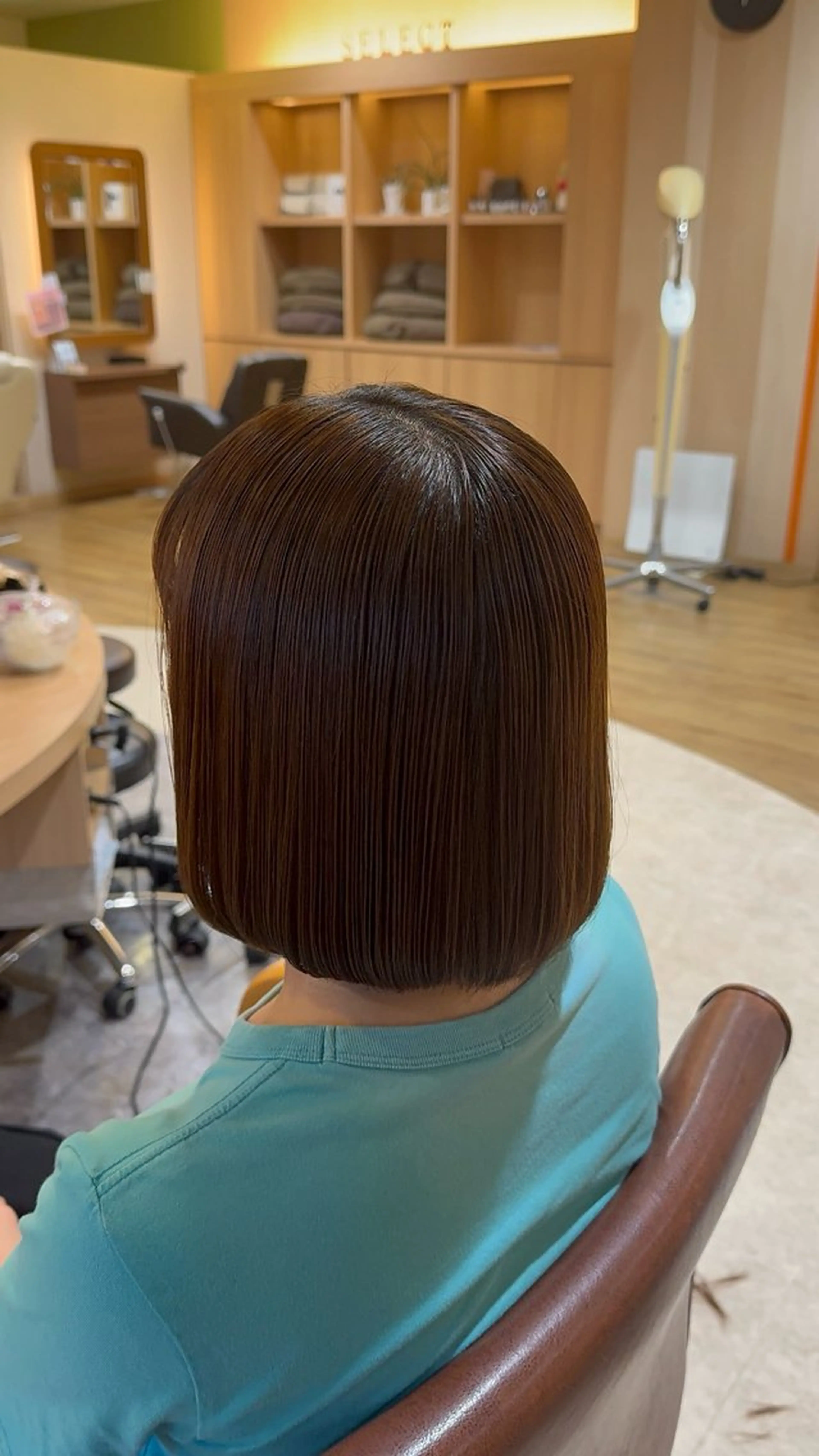 ショート カラー ヘアアレンジ ボブ 縮毛矯正 カット select 大森 慶斗のヘアスタイル