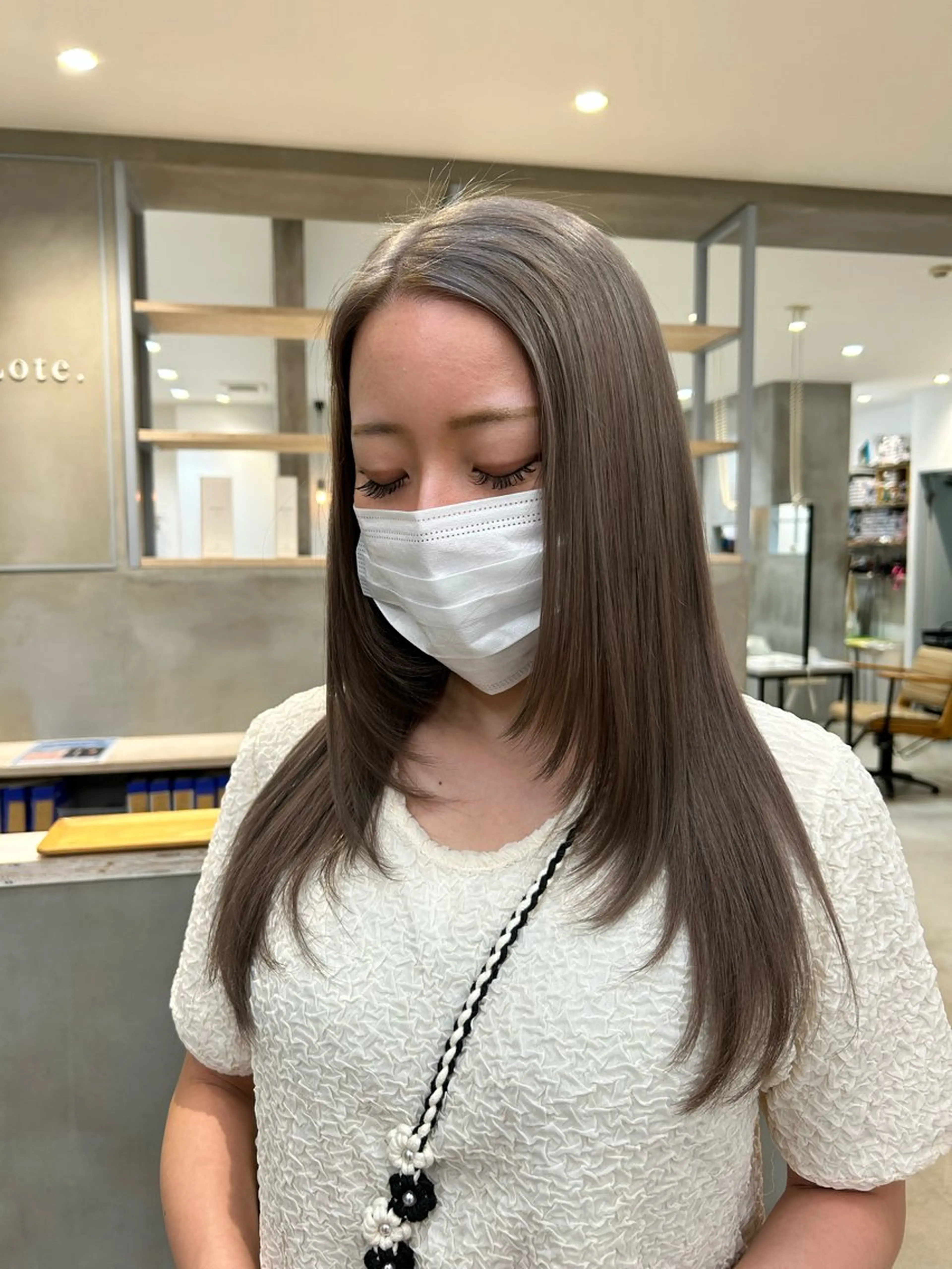 カラー miu🌝 ハイライト/一宮のヘアスタイル