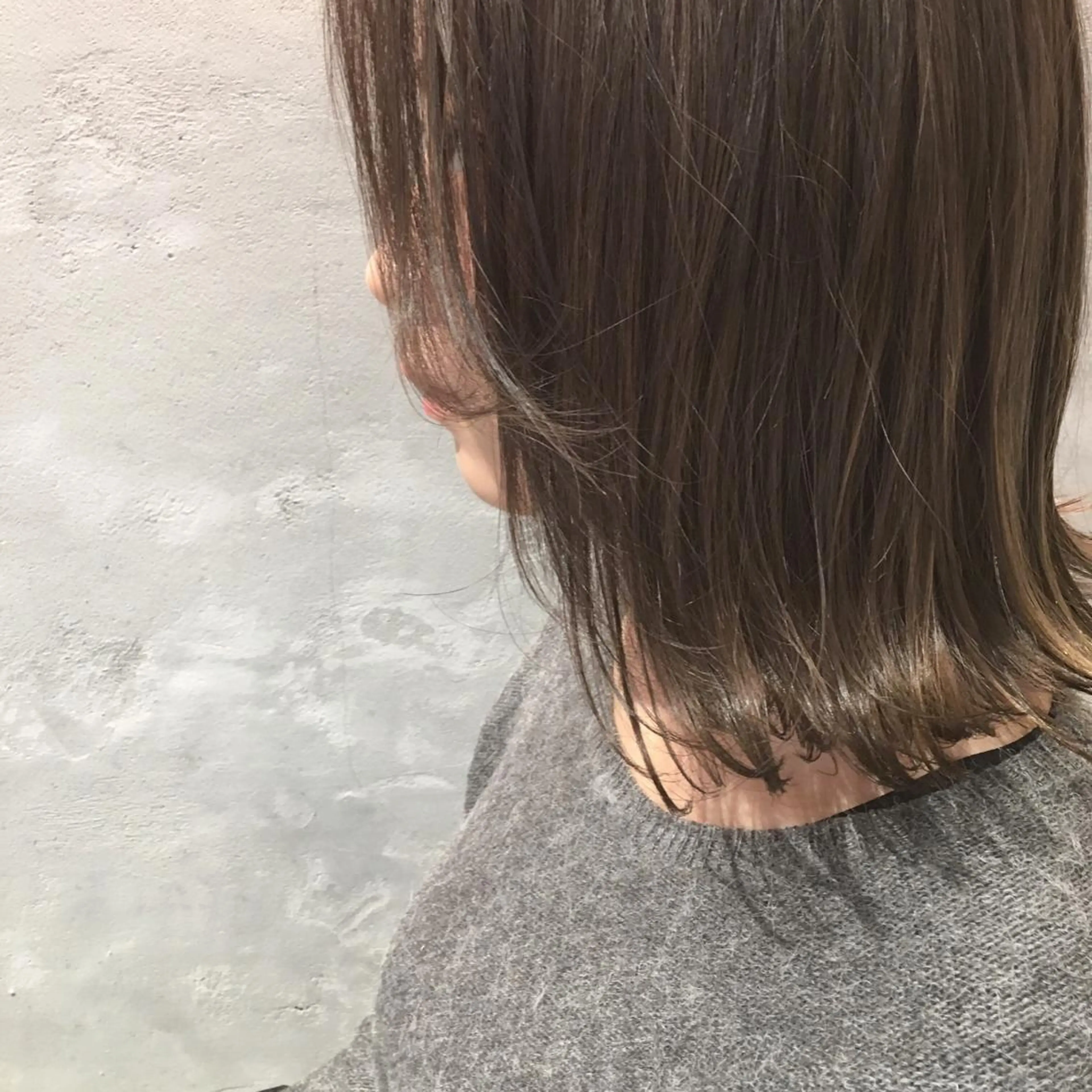 ミディアム カラー レイヤーカット BLend 渋谷のヘアスタイル