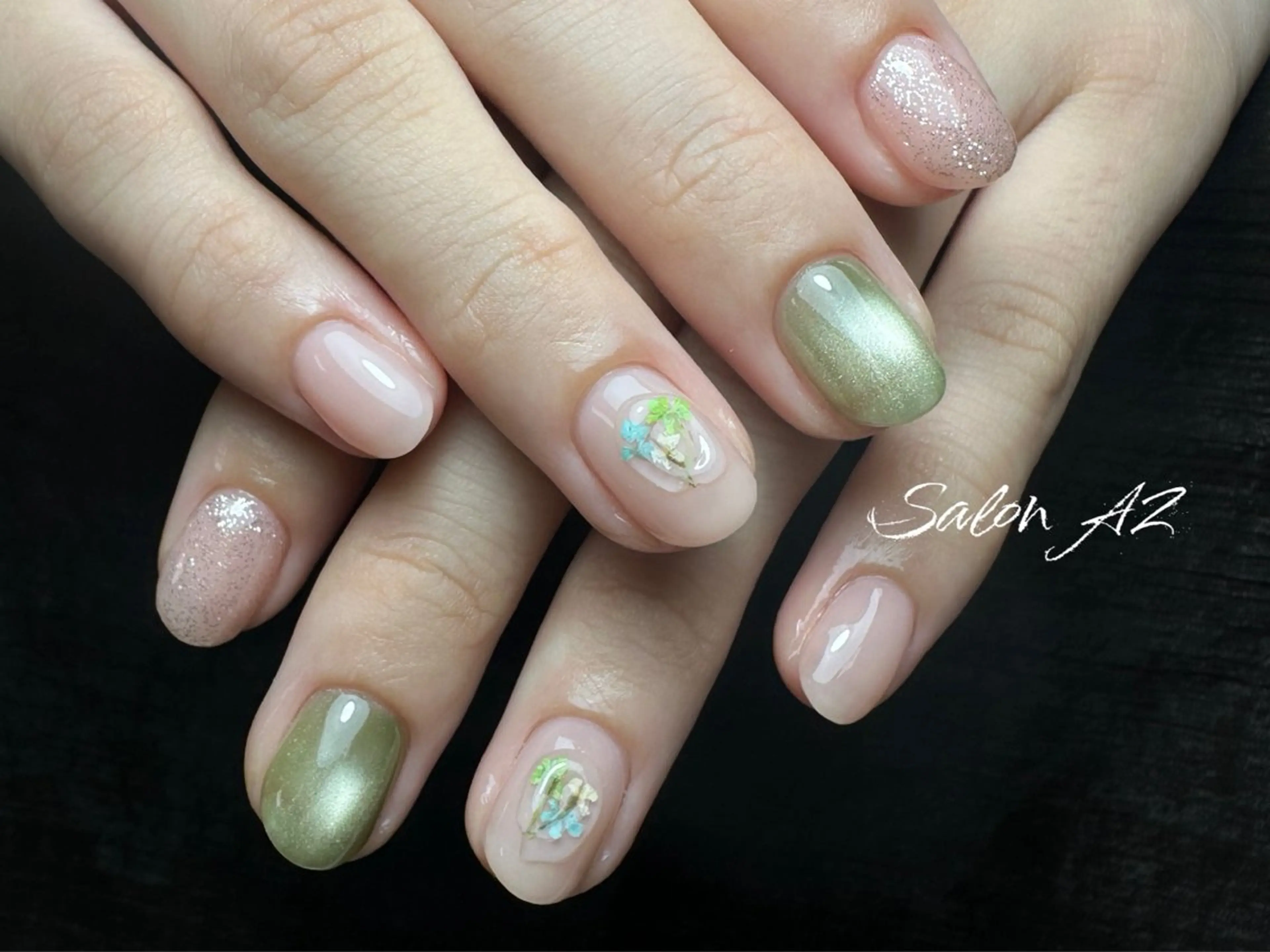 ネイル オフィスネイル ハンドネイル salon AZのネイルデザイン