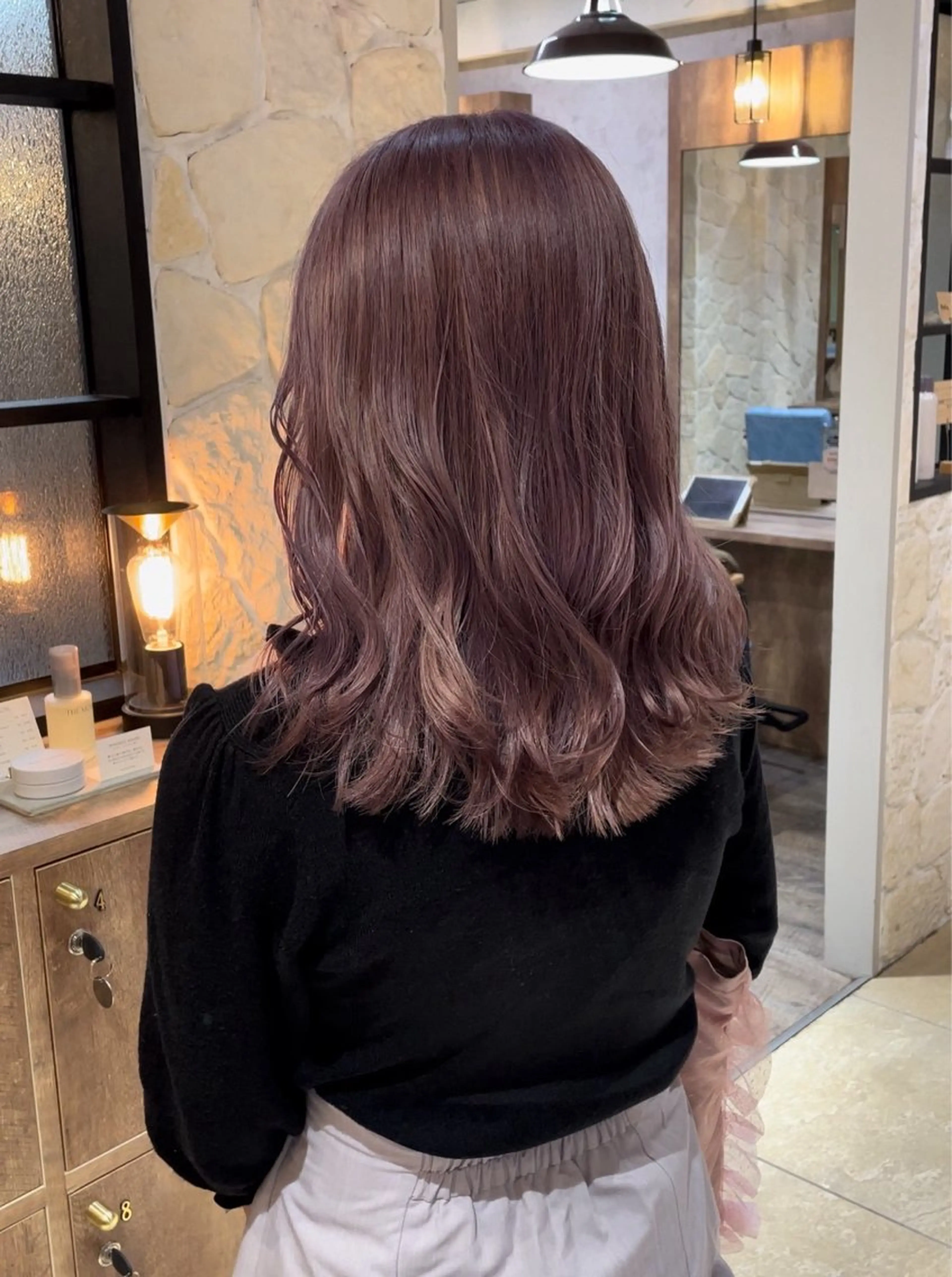 カラー 🐺ིྀ顔周レイヤー /髪質改善🩵aoiのヘアスタイル