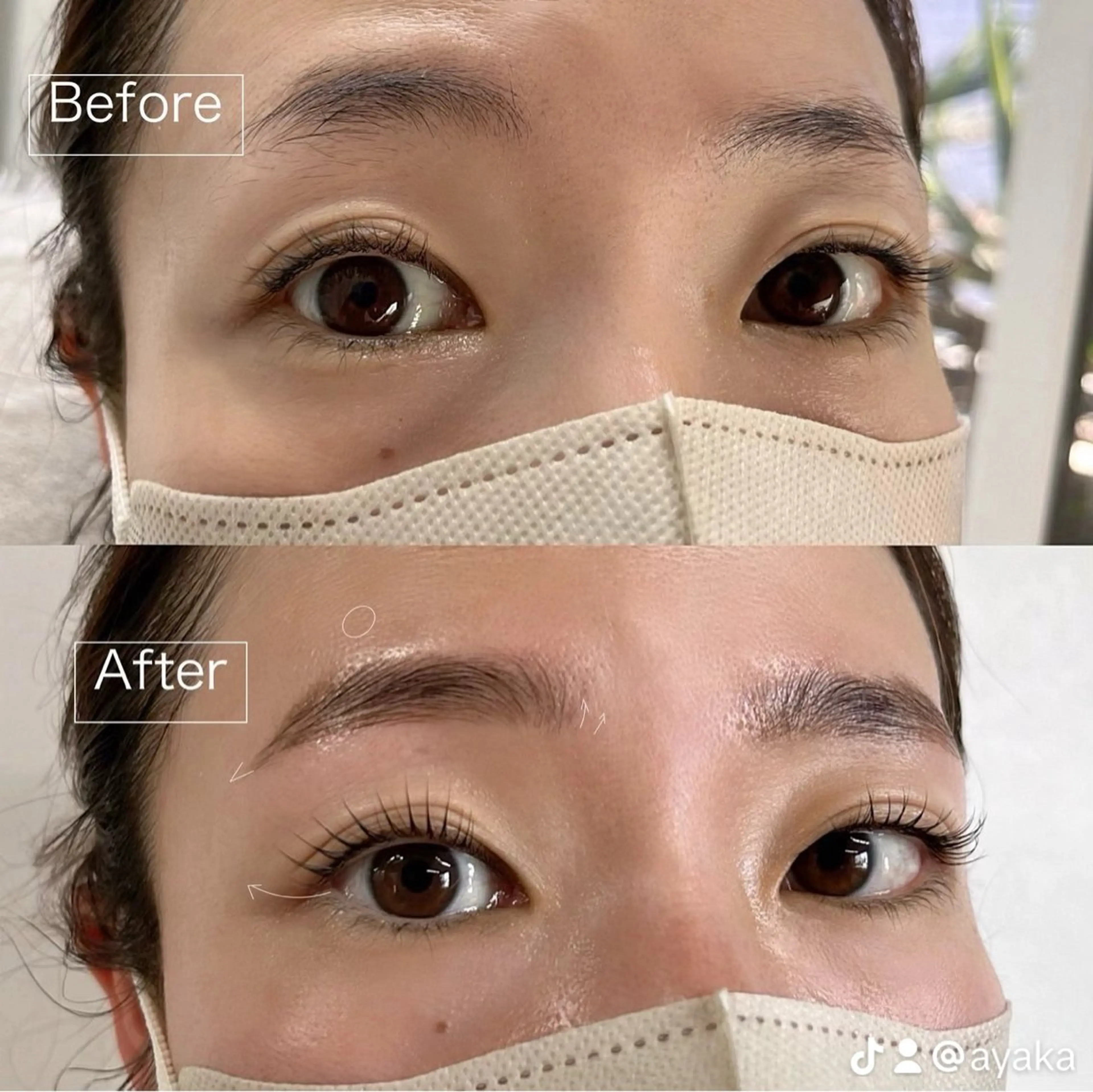 マツエク・マツパ 一重×まつ毛パーマ Luma ayakaのマツエク・マツパデザイン