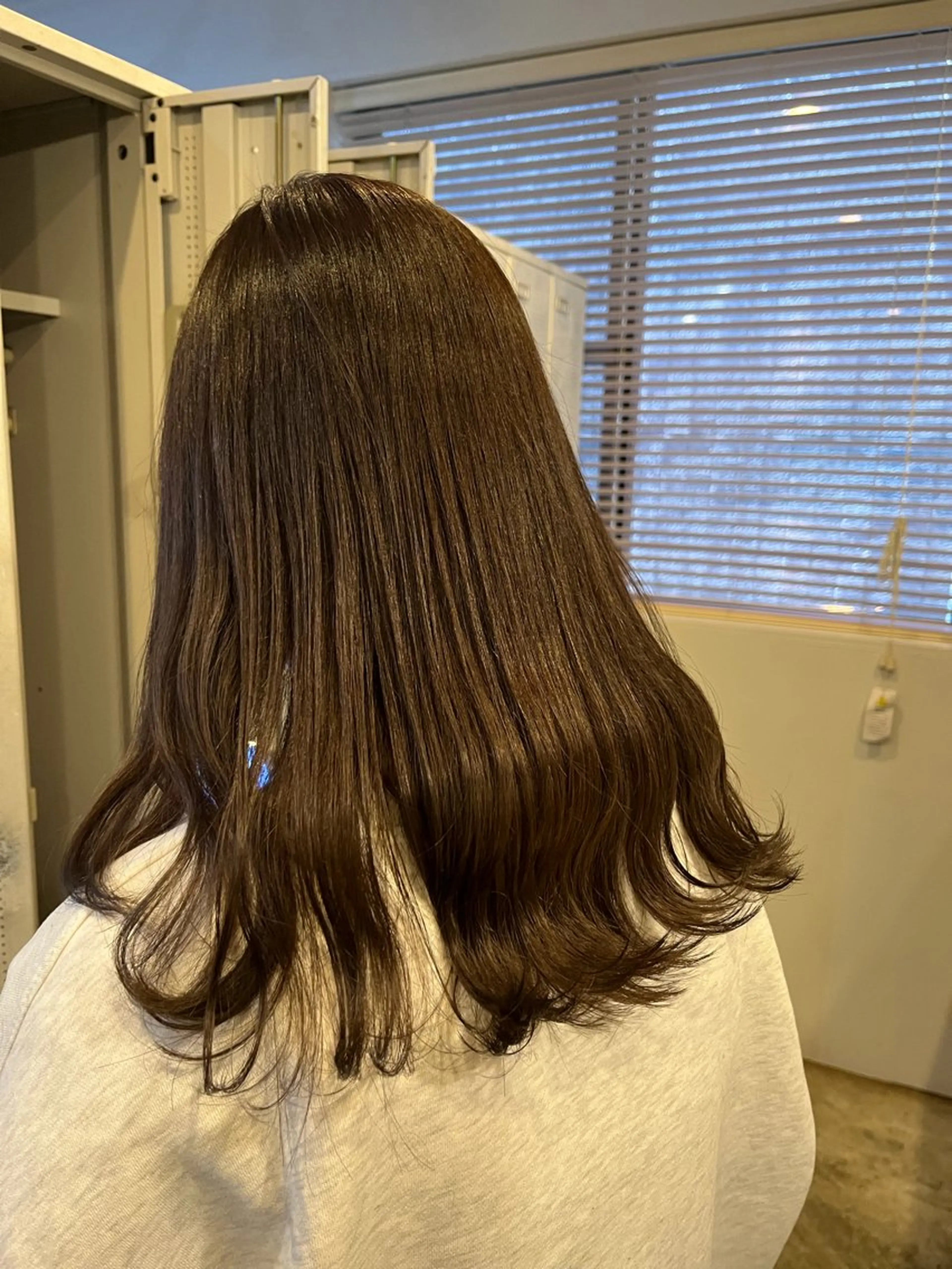 ロング カラー ベージュカラー 透明感カラー 稲田 里菜のヘアスタイル