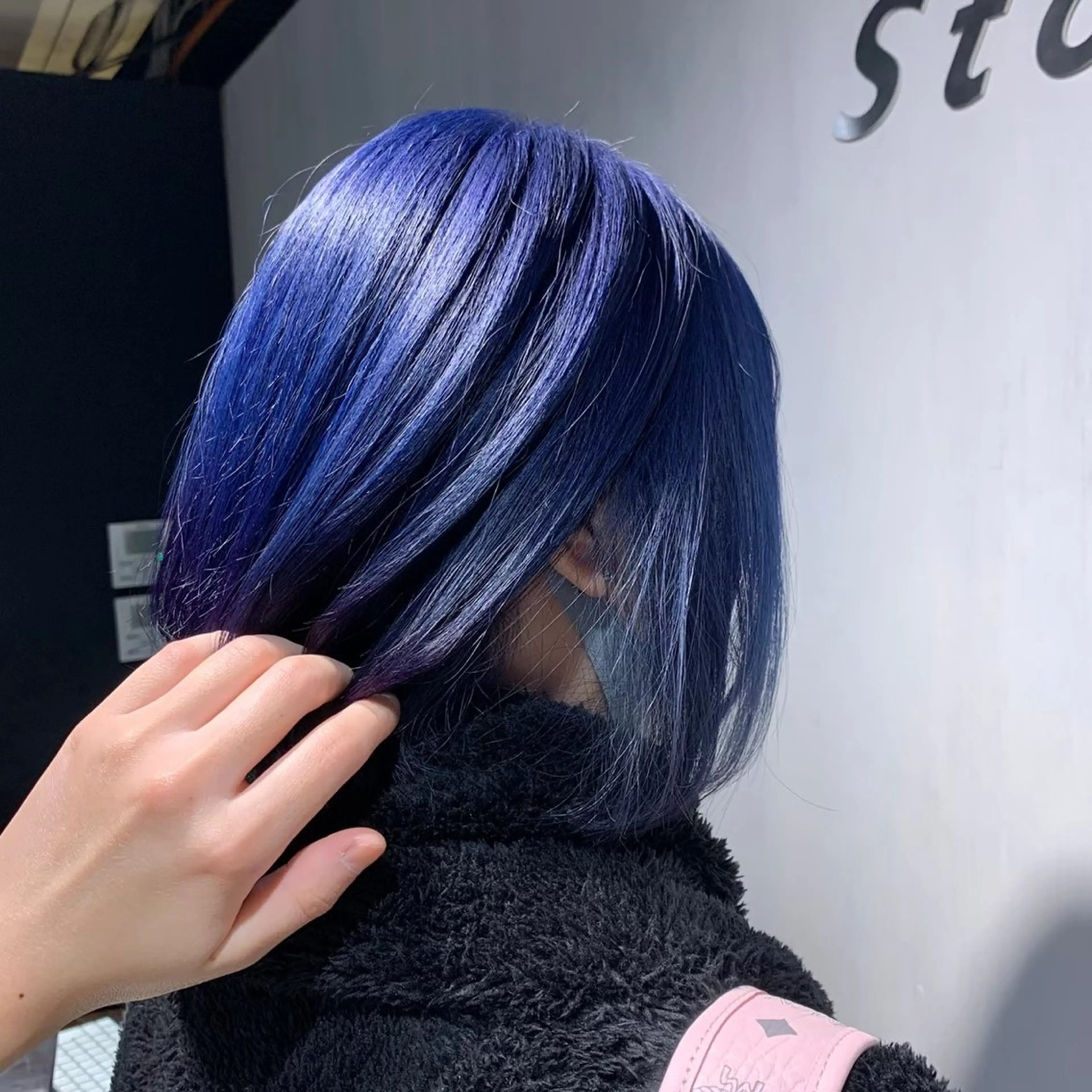 ミディアム カラー ヘアカラー トリートメント ヘッドスパ 🦋ハイトーンボブ ショート🦋トシキのヘアスタイル