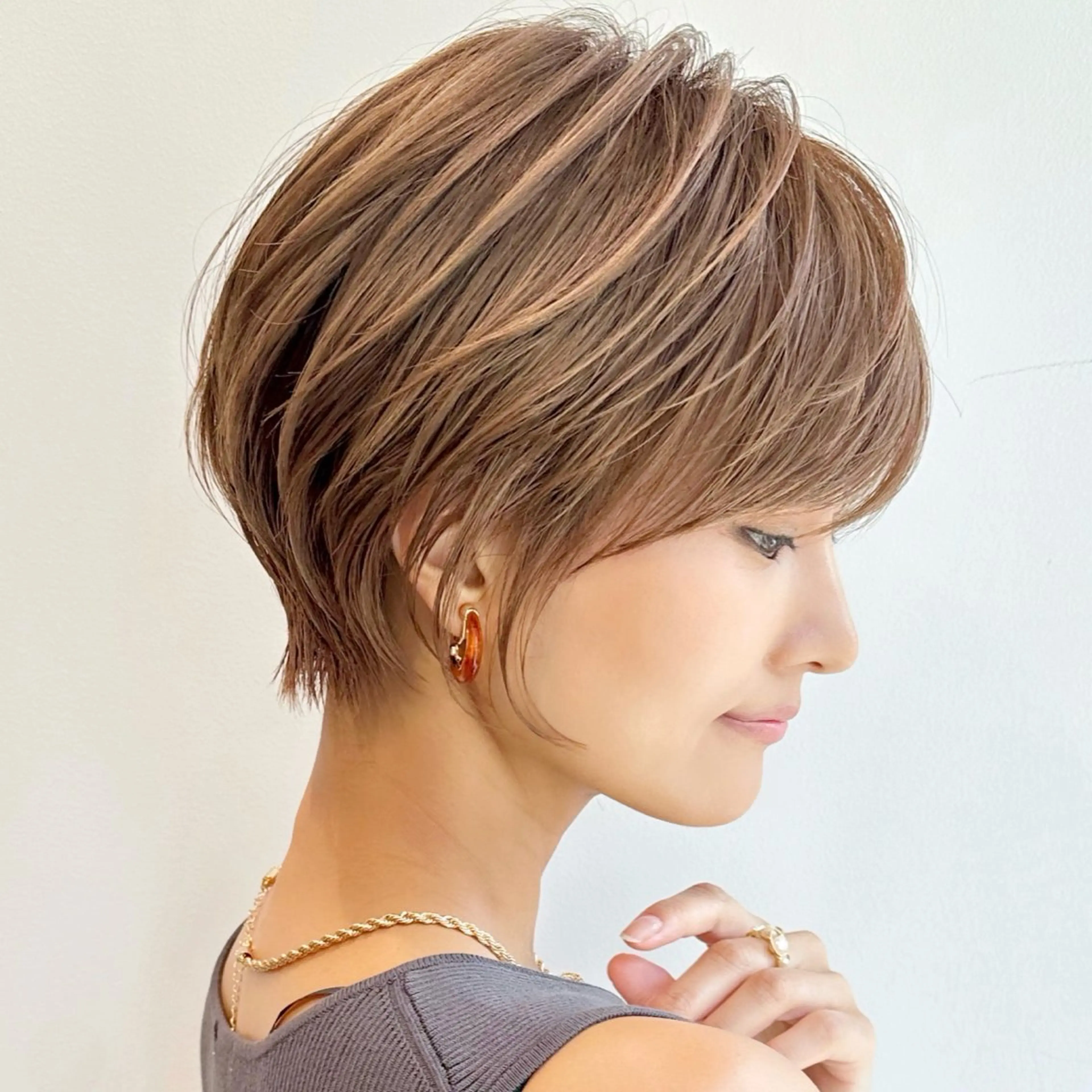 ショート ショートヘア ✨大人ショート特化 /カットモデル/銀座のヘアスタイル