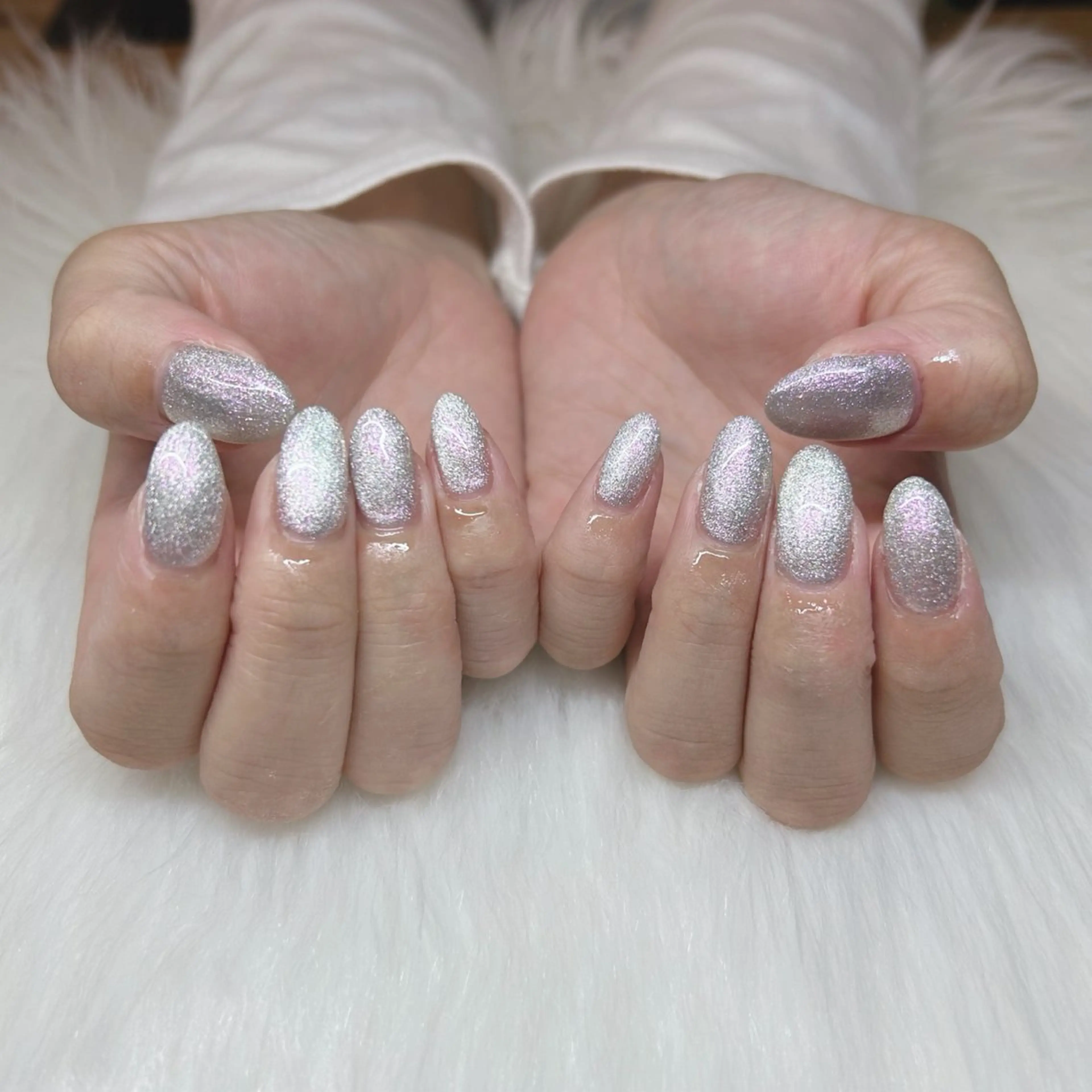 ミディアム ハンドネイル HANA うるののネイルデザイン