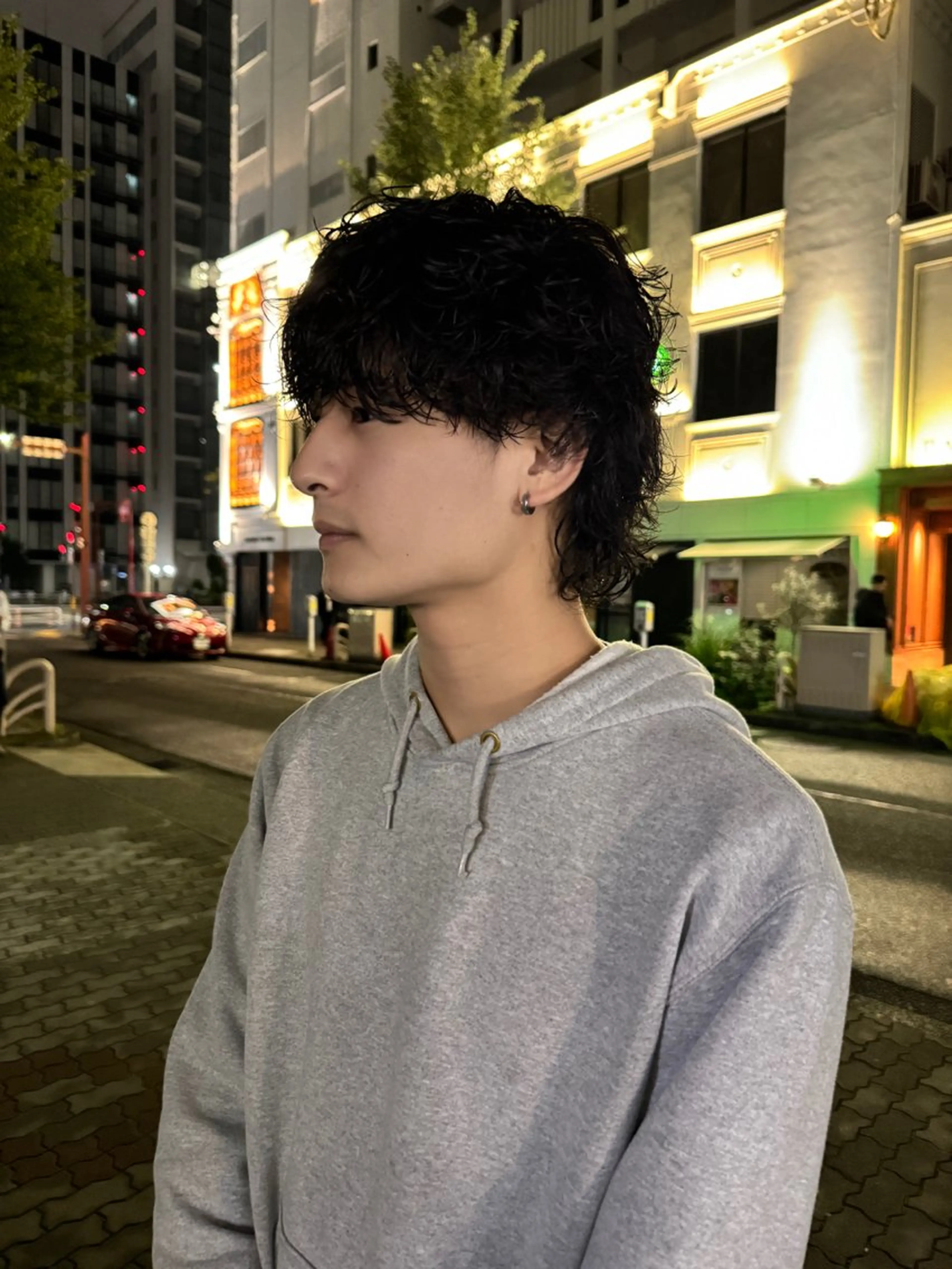 ショート パーマ 森田 鴻之介のヘアスタイル