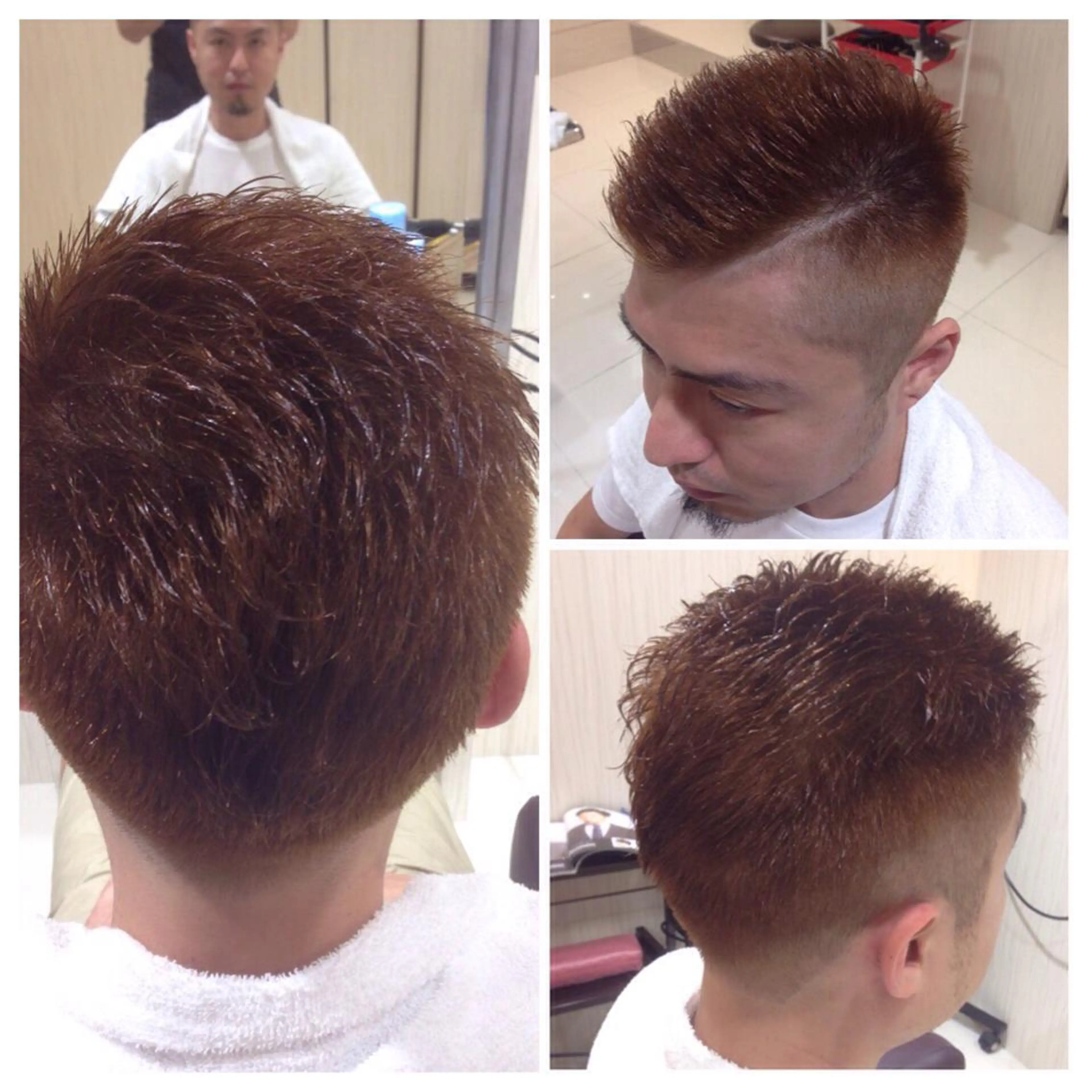 ショート カラー メンズ 刈り上げ メンズベリーショート ベリーショート ショートヘア ✨艶髪✨透明感✨ 山内大樹のヘアスタイル