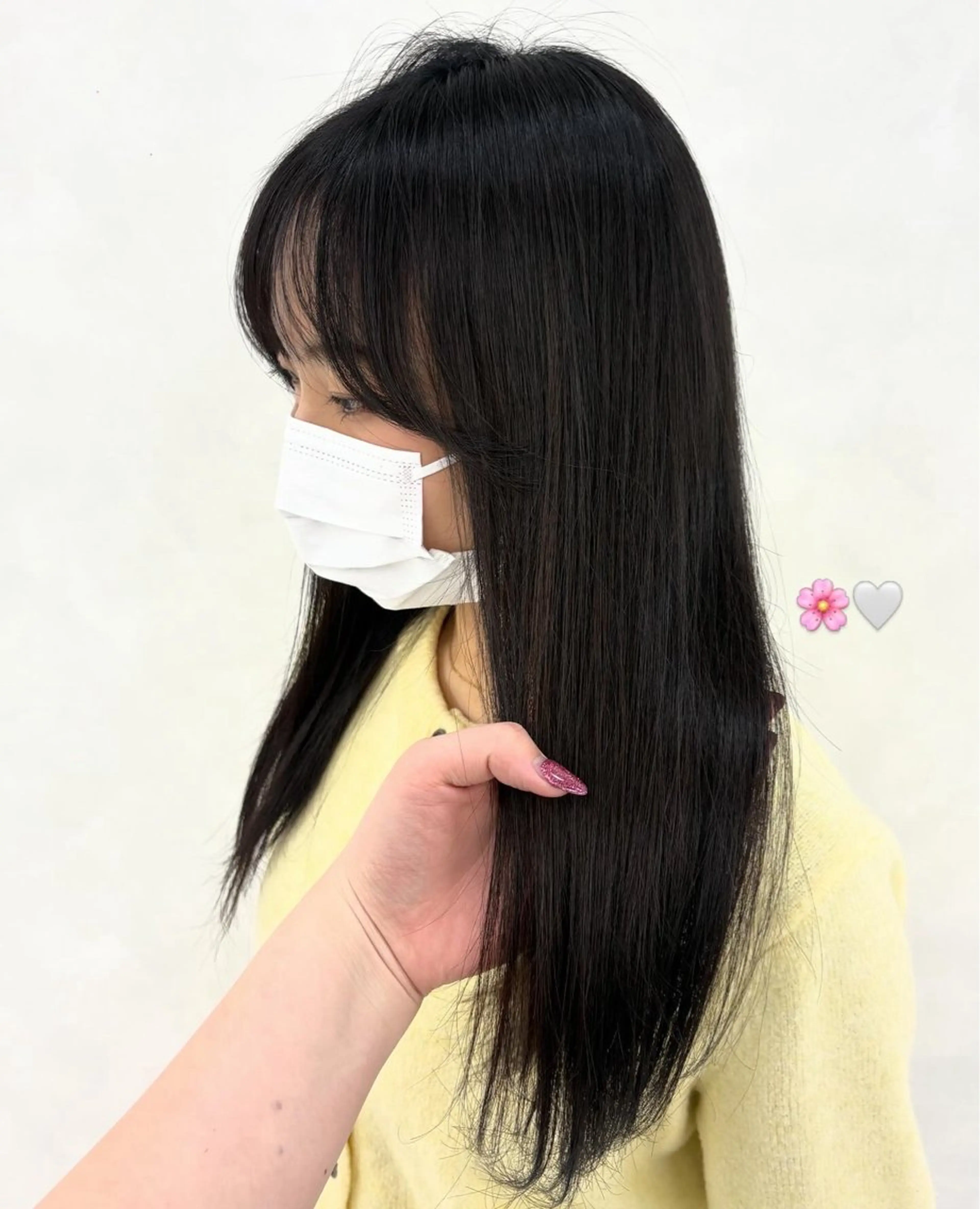 ロング カラー ヘアカラー アイナ🤍レイヤー カット/透明感ヘアのヘアスタイル