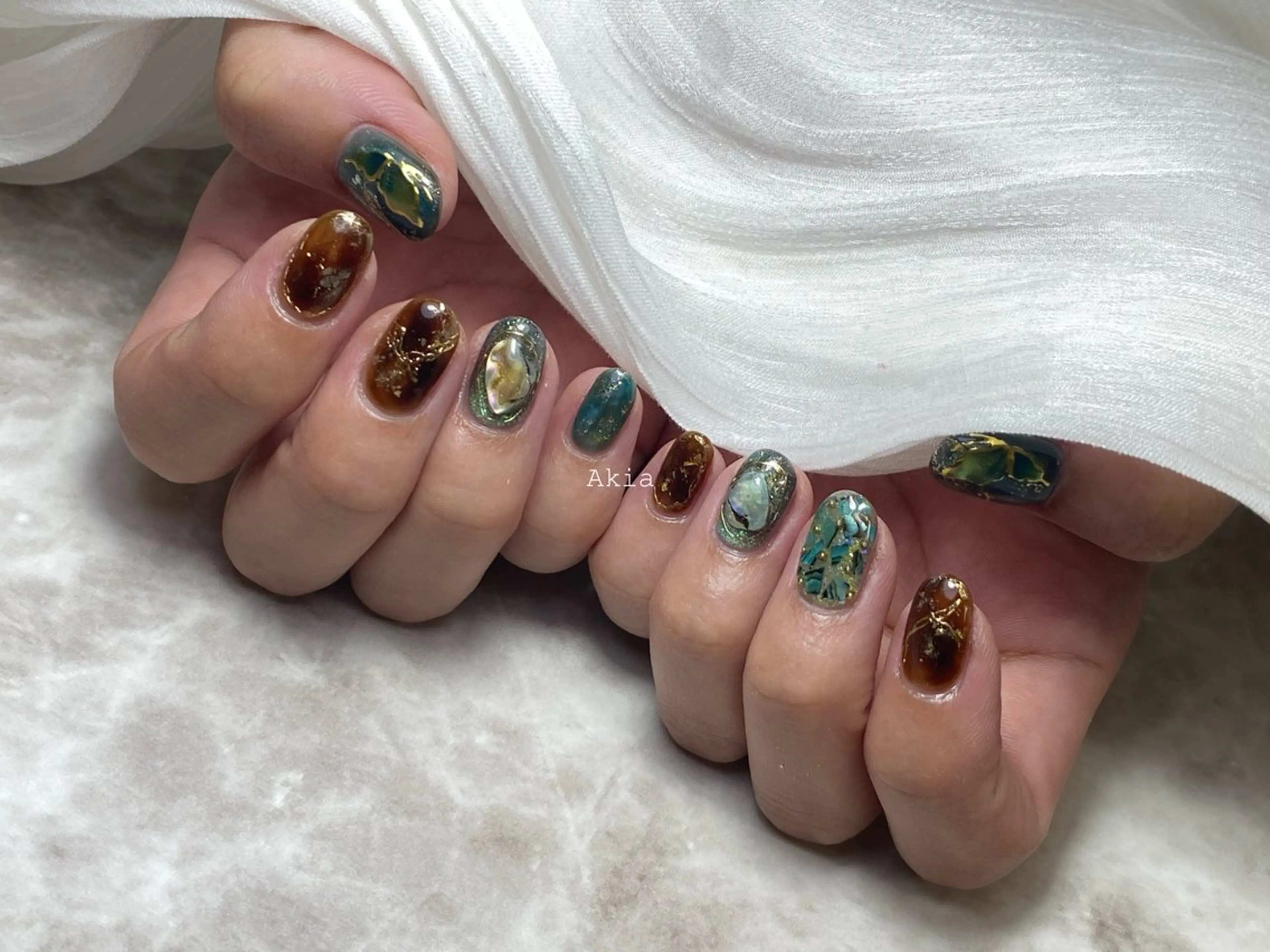 ネイル w wのネイルデザイン