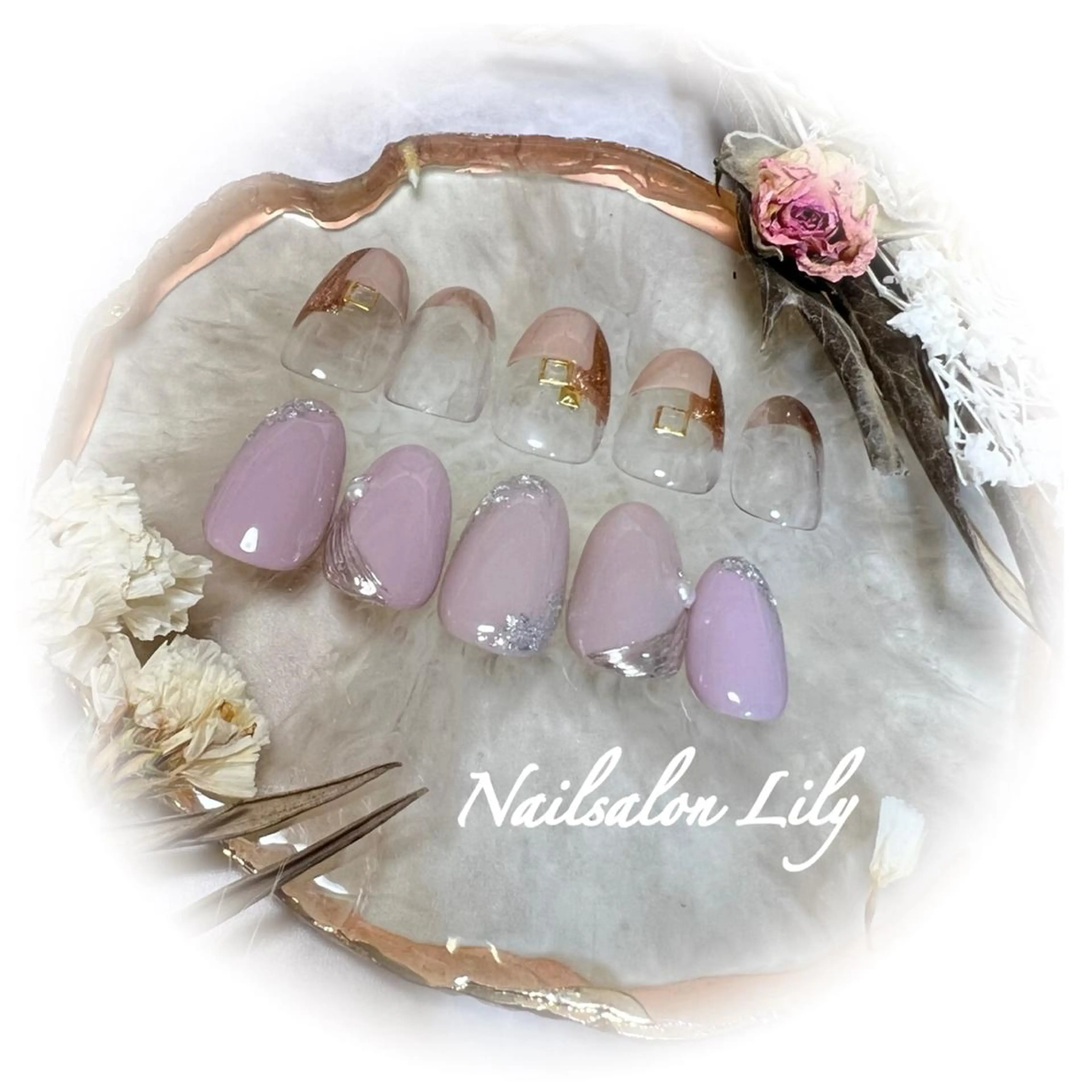 ネイル ハンドネイル Lily*nail 🌻Mii🌻のネイルデザイン