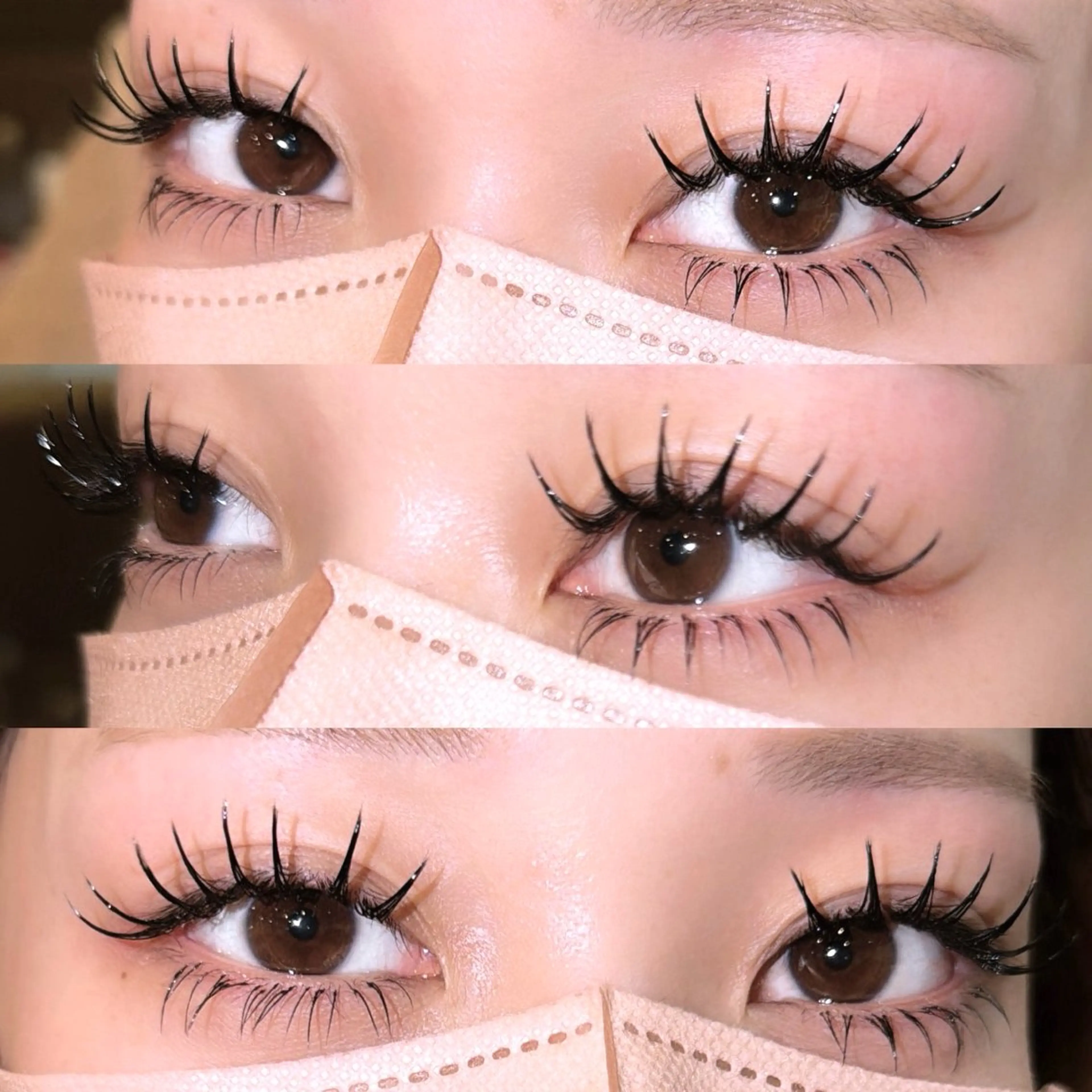 マツエク・マツパ 下まつげエクステ マツエク 石原 怜那のマツエク・マツパデザイン