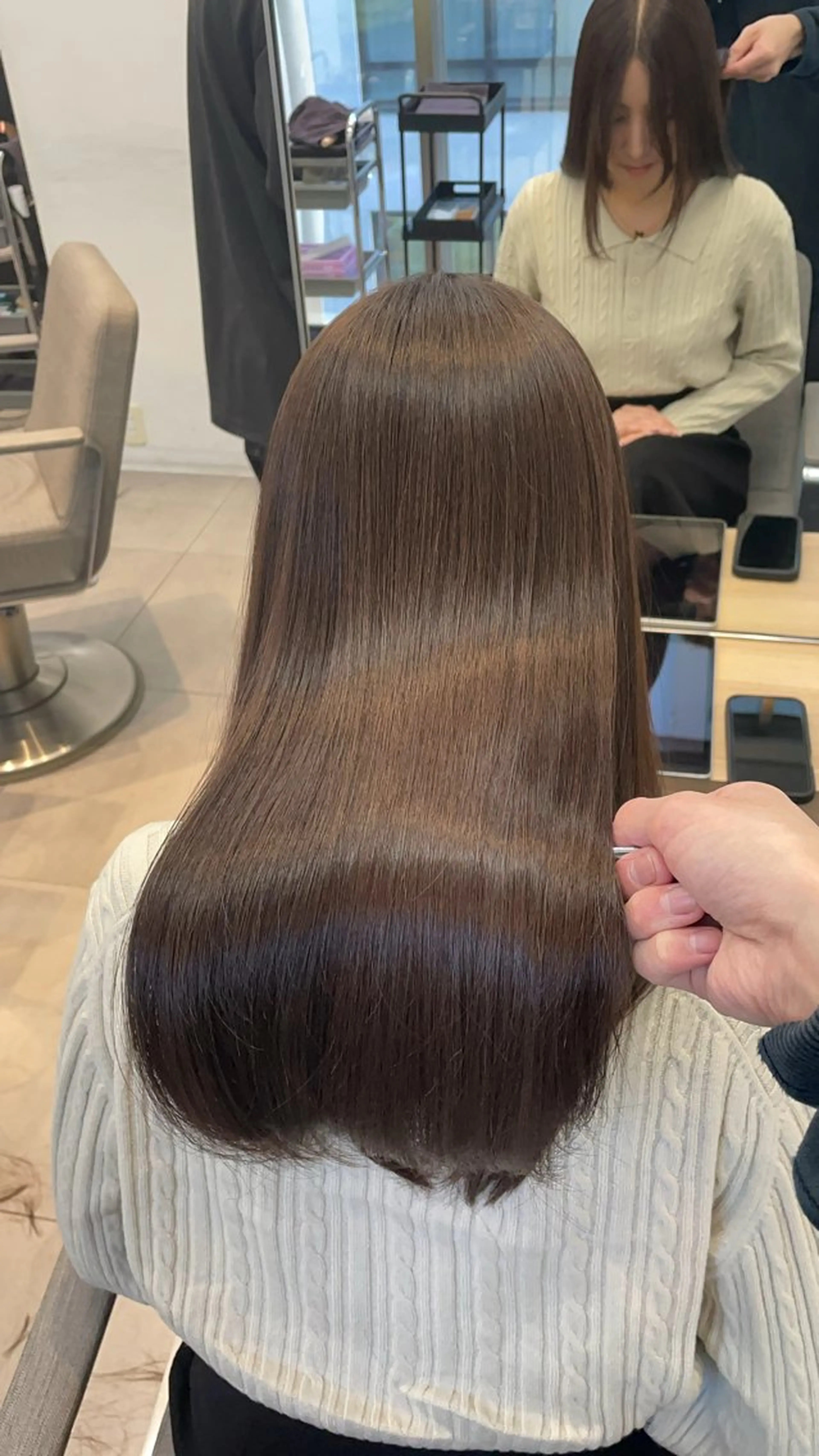 ロング カラー 髪質改善 ✨髪質改善✨美髪 矯正🫧小泉のヘアスタイル