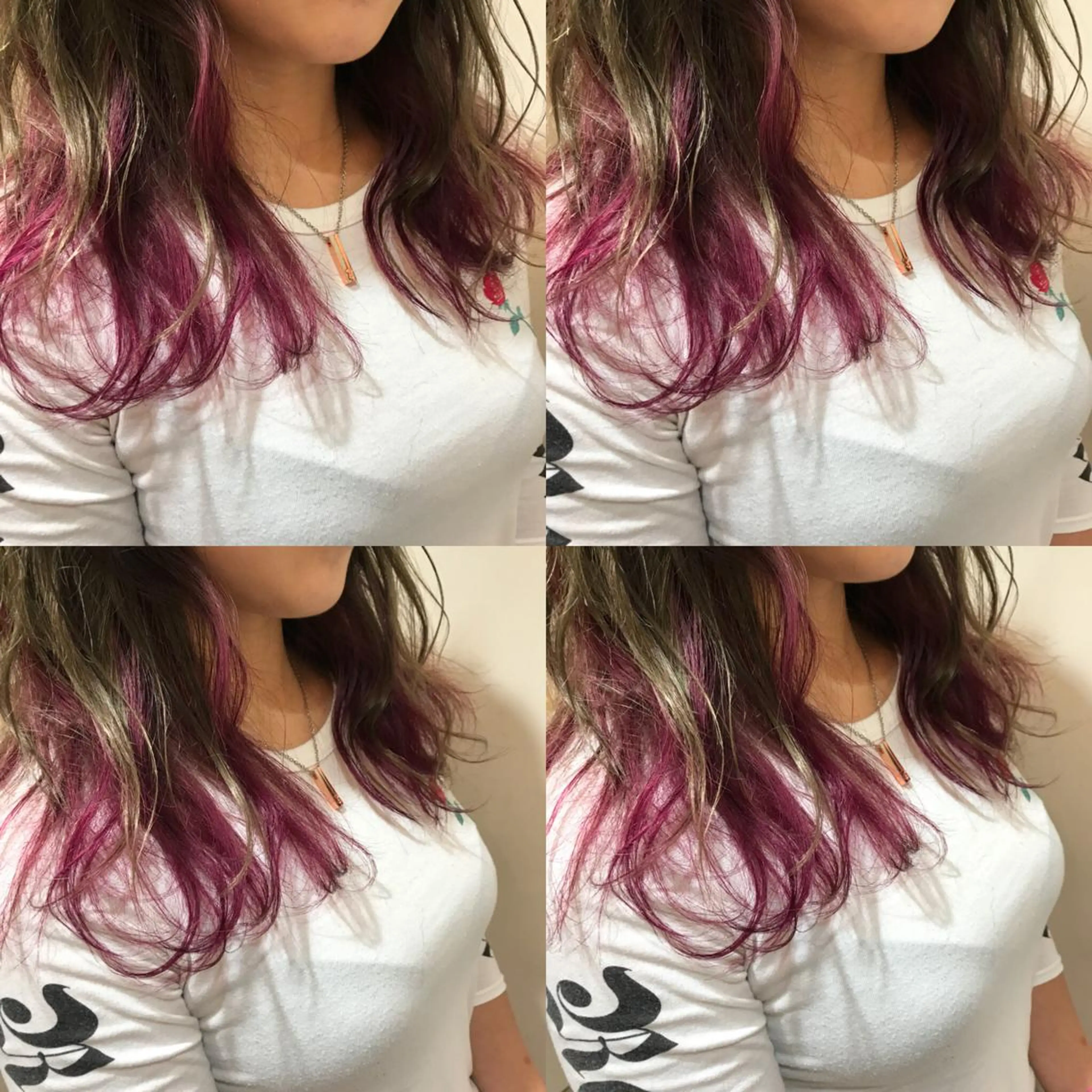 ミディアム カラー インナーカラー 似合わせ/ブリーチ カラー.岡田友仁のヘアスタイル