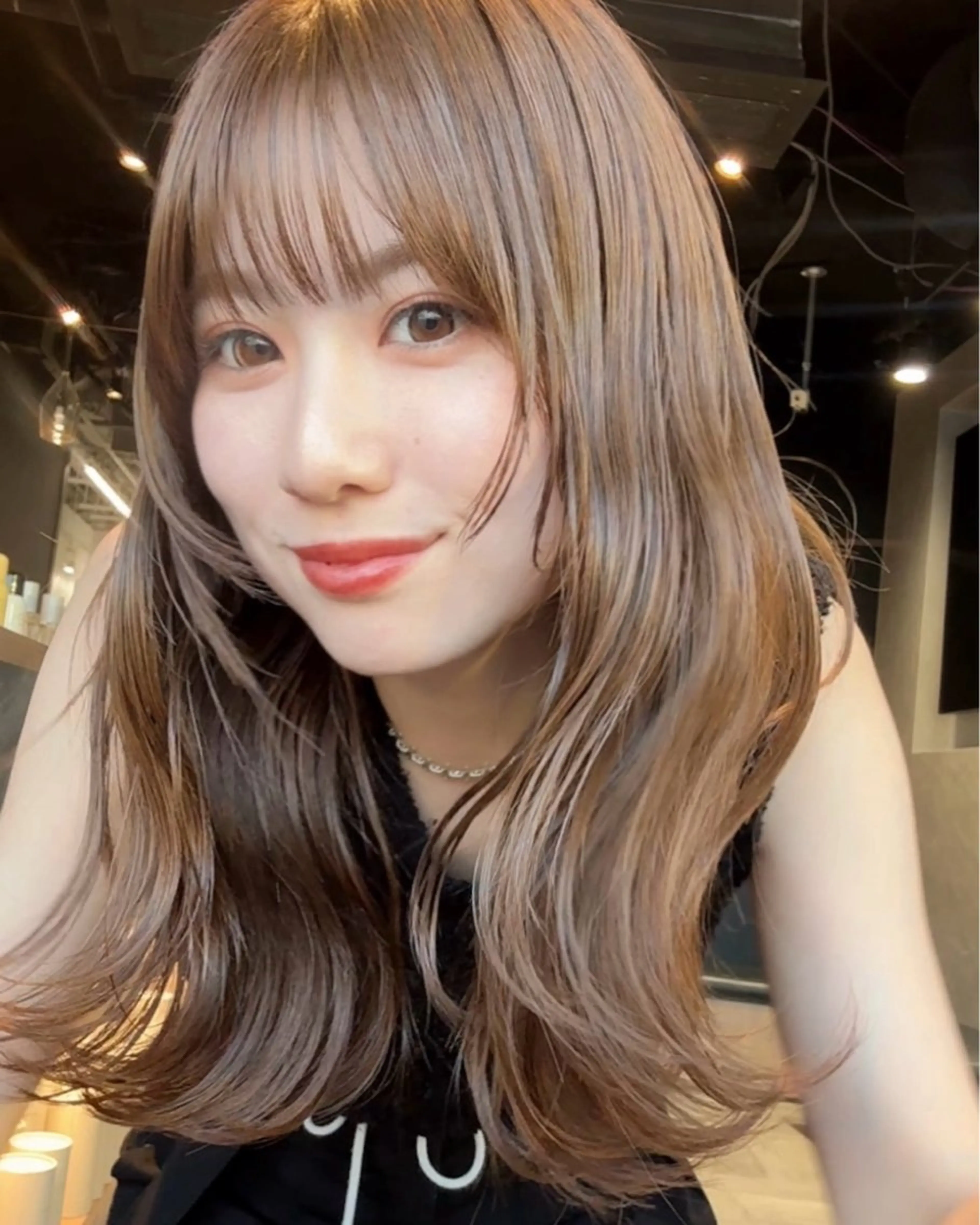 ミディアム カラー ベージュカラー ヘアカラー トリートメント レイヤー🩰髪質改善 /透明感/kanaのヘアスタイル