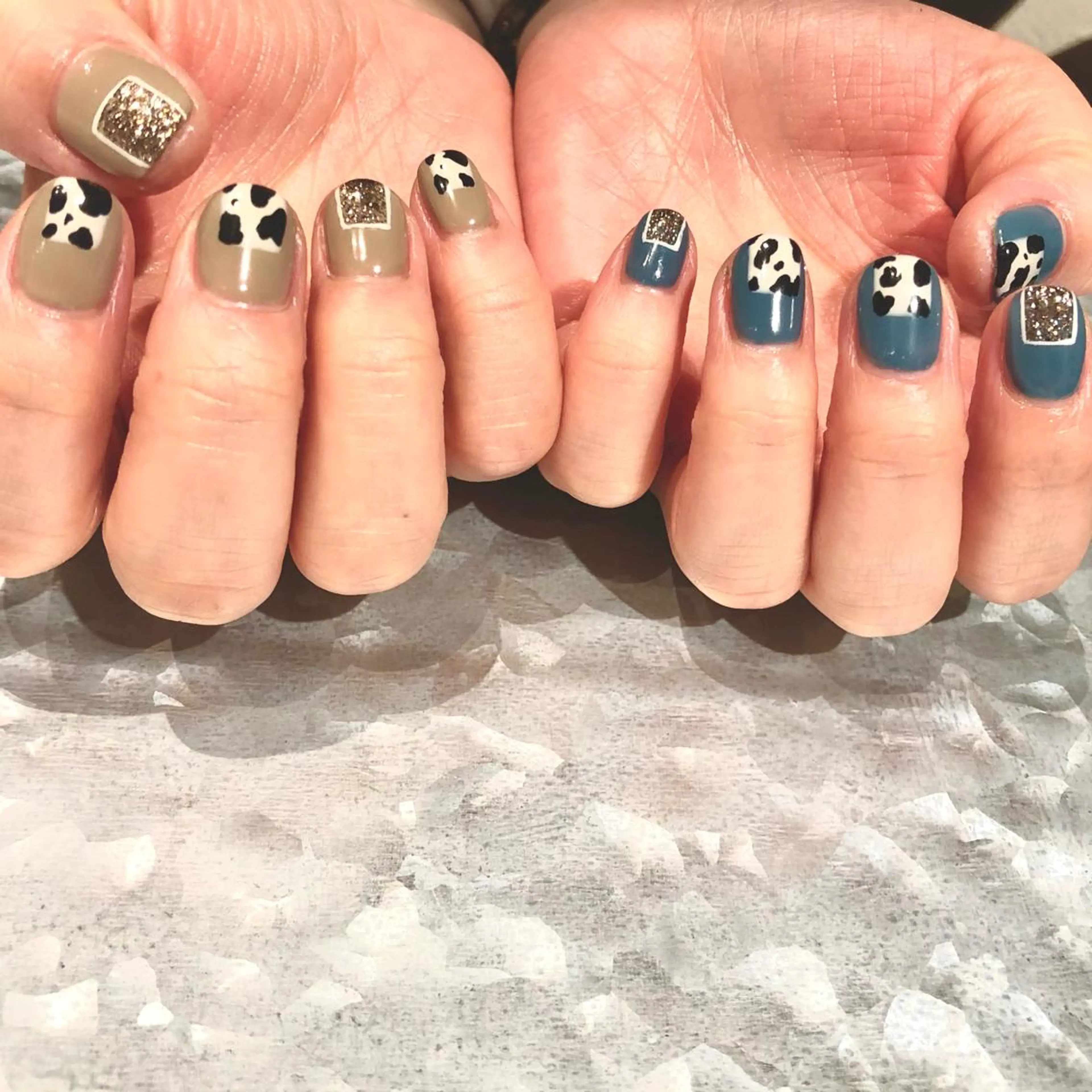 ネイル スクエアネイル TRAM-nail moriizumiのネイルデザイン