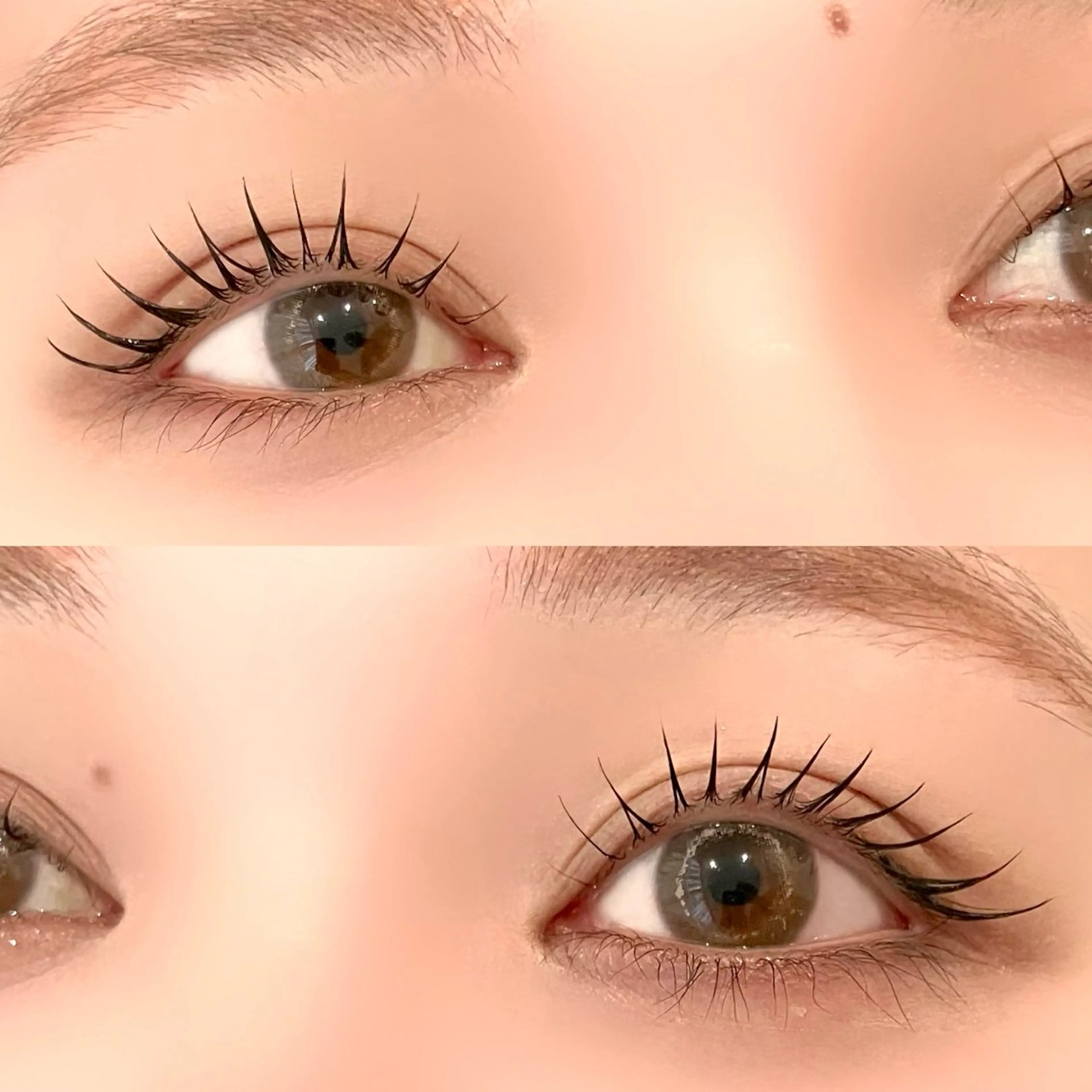 マツエク・マツパ 束感まつ毛 パリジェンヌラッシュリフト まつげパーマ 一重×まつ毛パーマ 束感まつげ｜ユキ 高評価｜堀江のマツエク・マツパデザイン