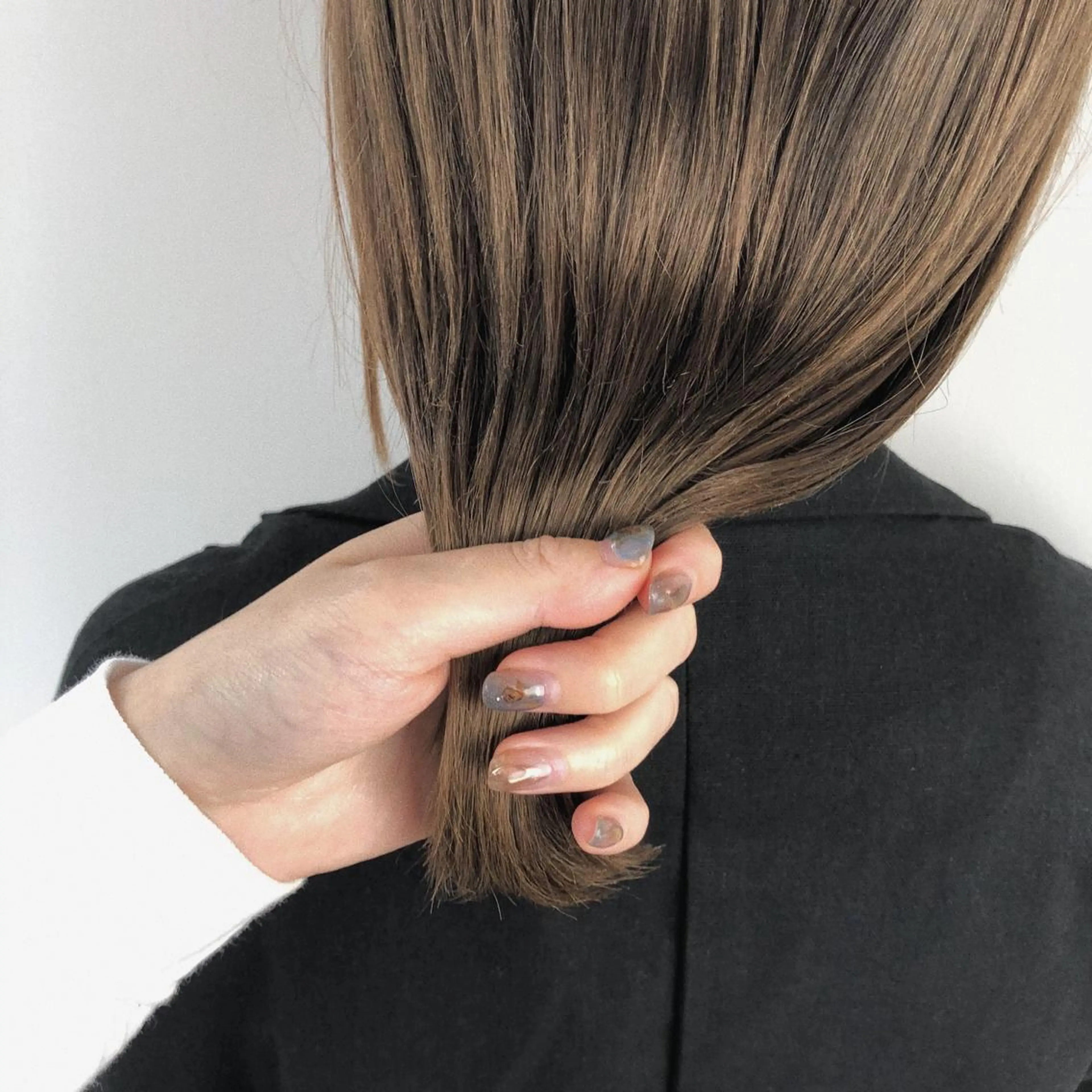 ミディアム カラー ベージュカラー トリートメント 長井 徹行のヘアスタイル