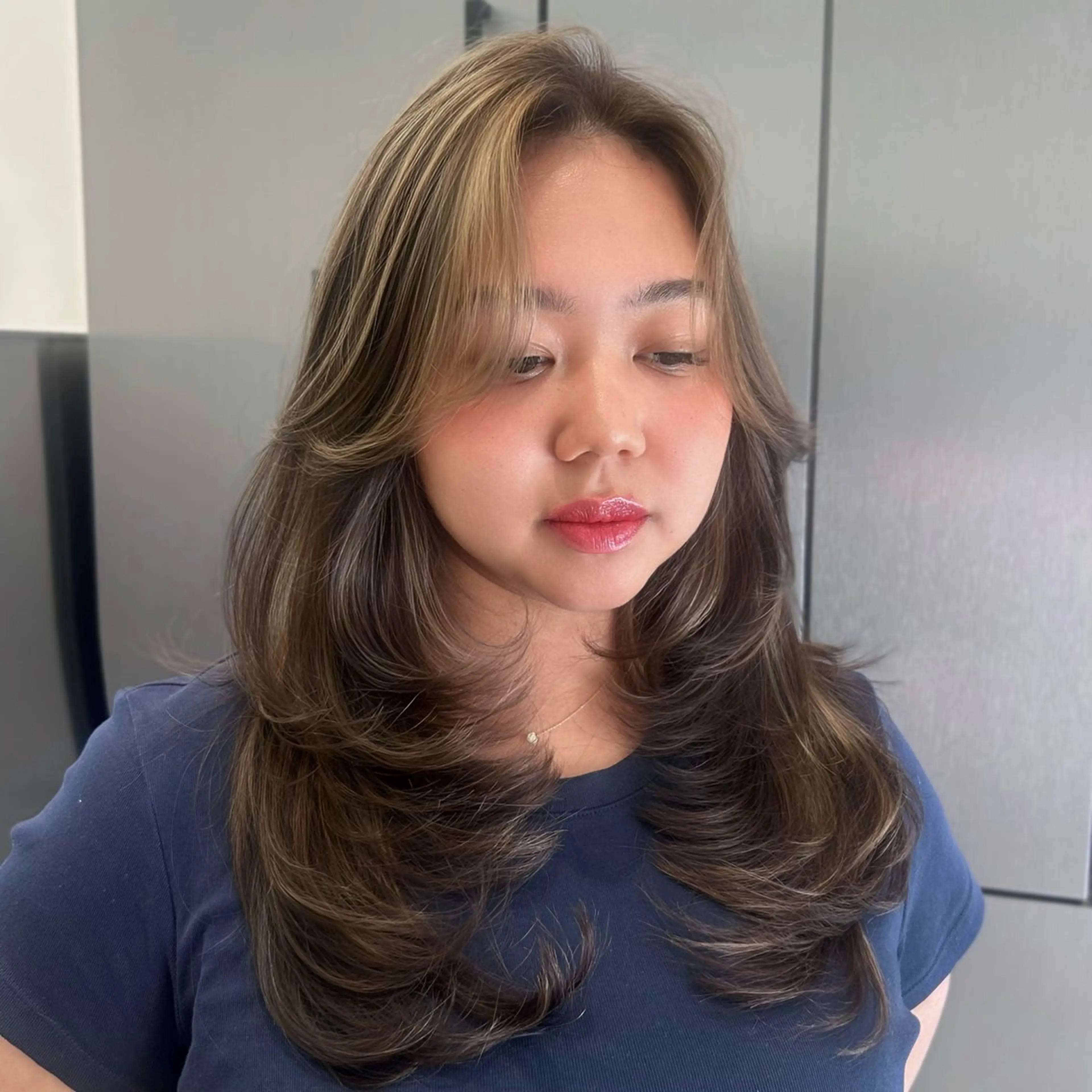 ロング ハイライト レイヤーカット カット ヘアカラー 大人レイヤー/艶美髪 🇺🇸TOMONAのヘアスタイル