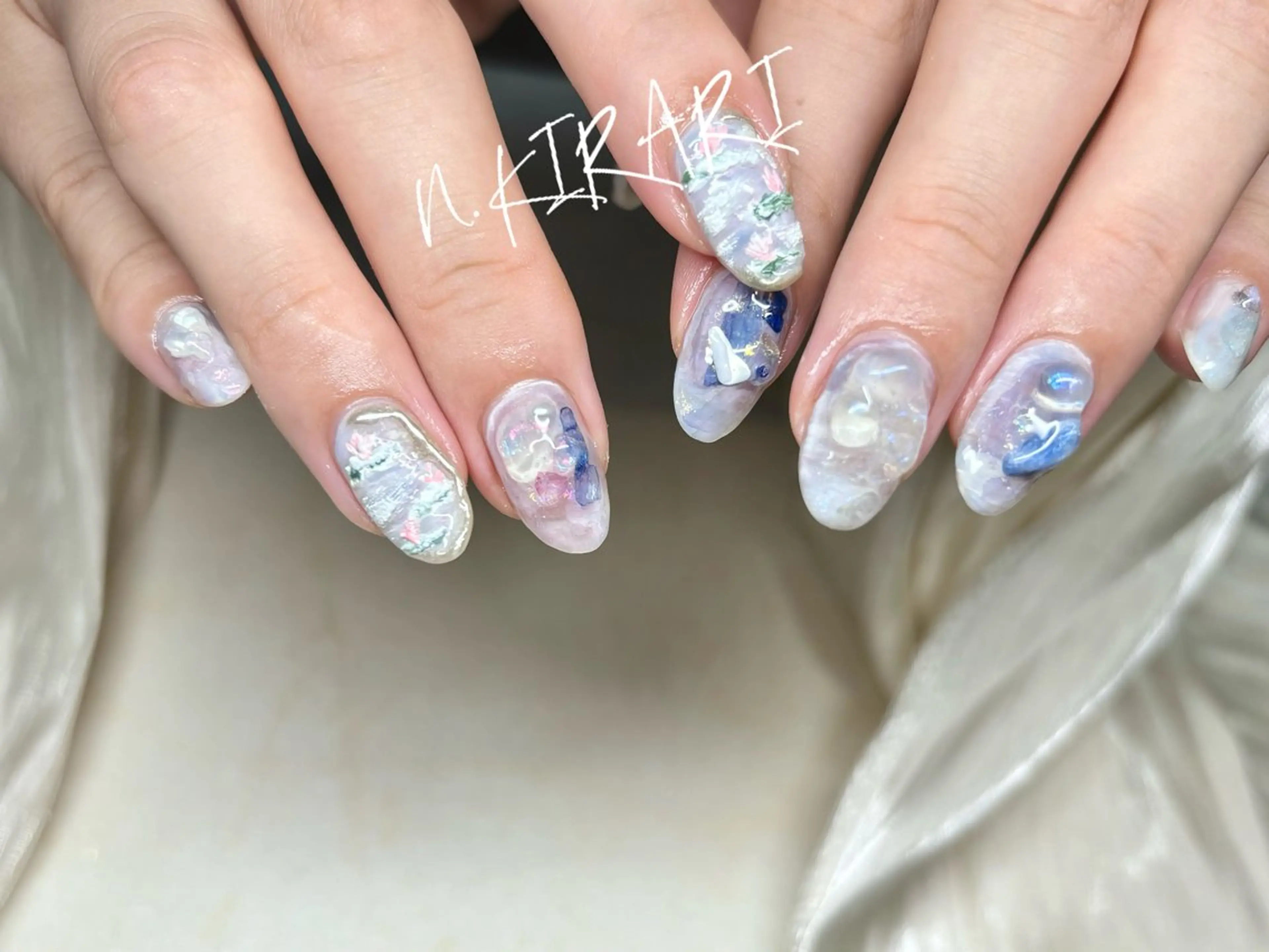 ネイル ニュアンスネイル ETE LUNA NAILのネイルデザイン