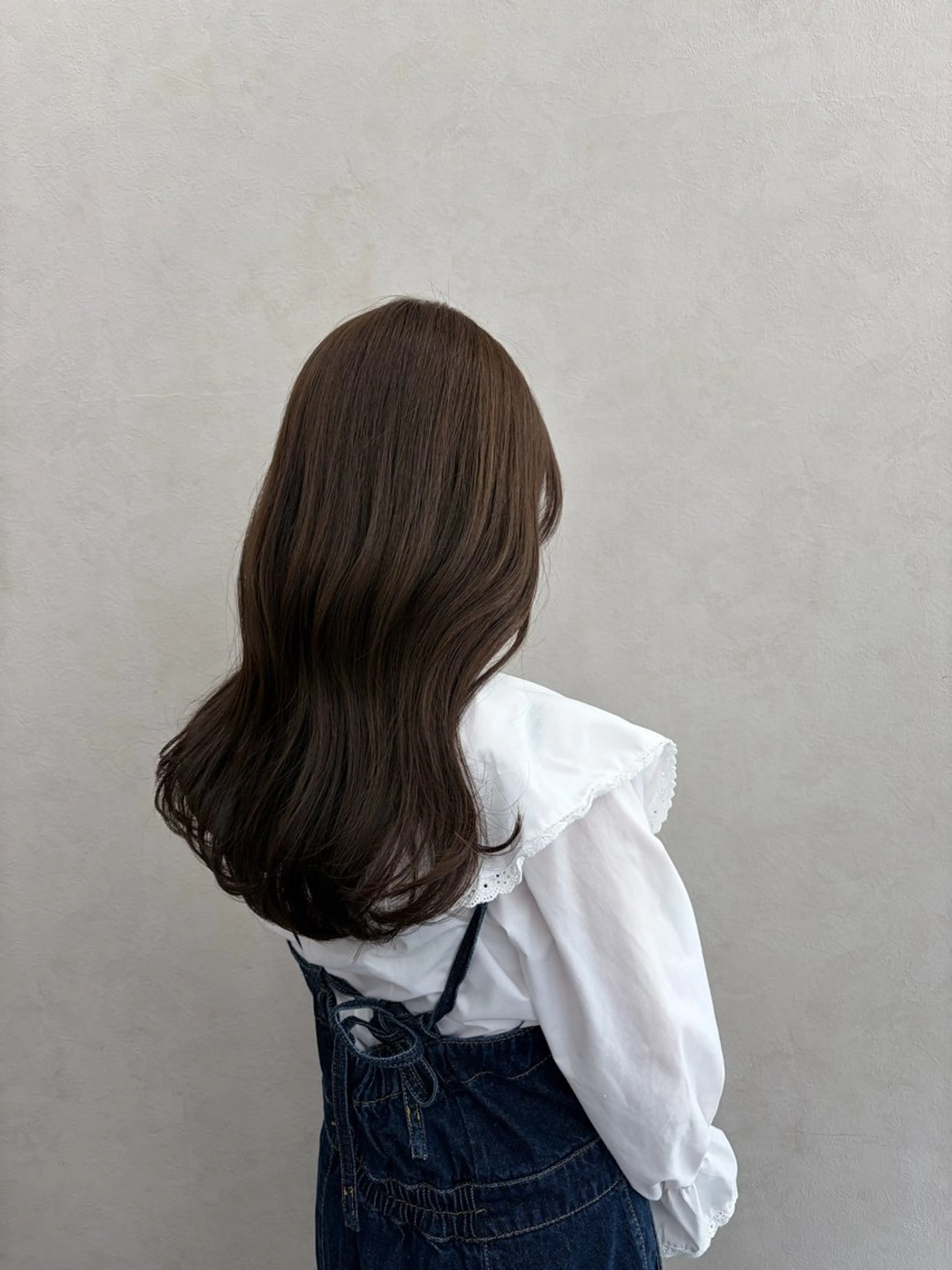 セミロング カラー カット ヘアカラー トリートメント 🍐透明感カラー🍐 レイヤーカットのヘアスタイル