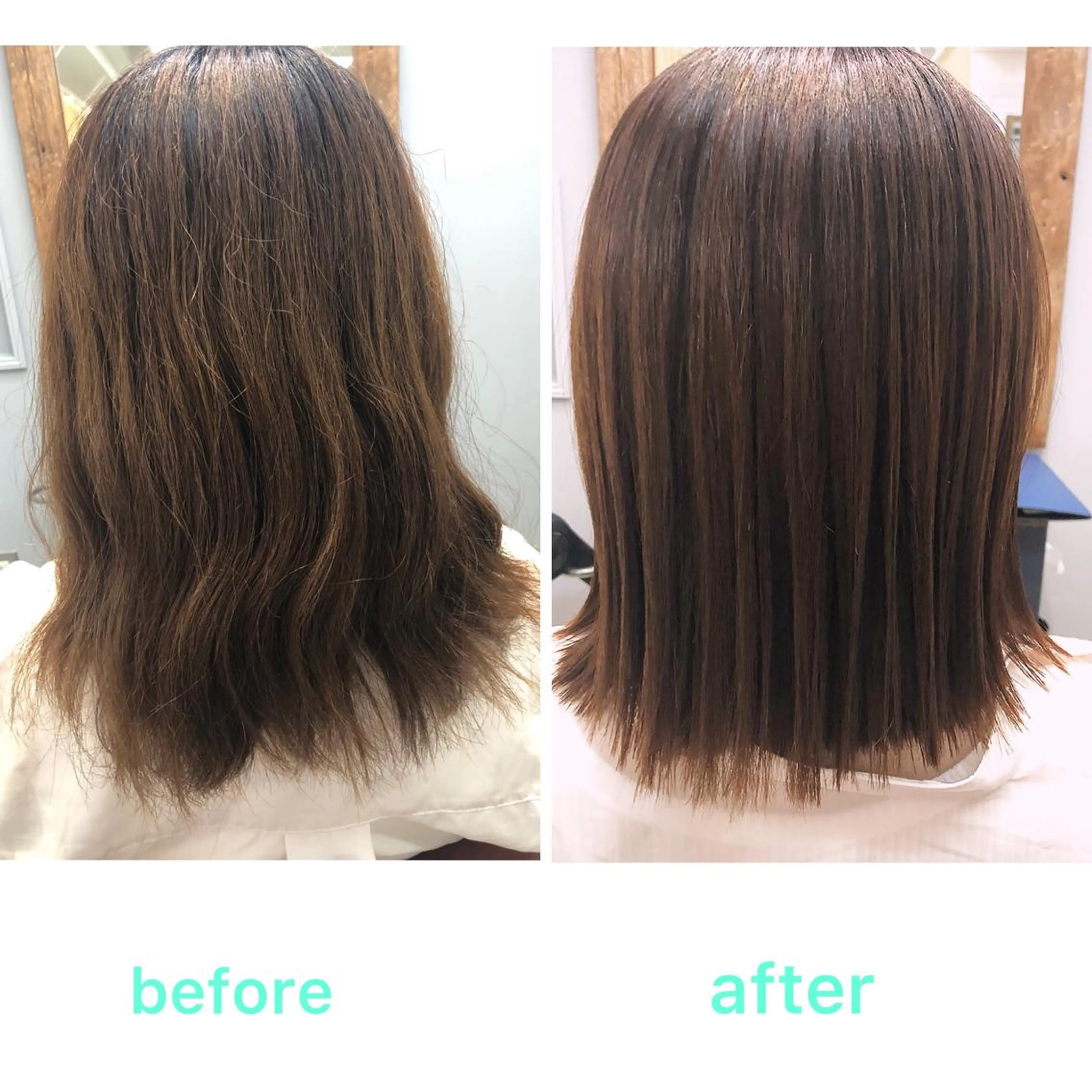 ミディアム 髪質改善 縮毛矯正 カット 縮毛矯正 [仙台髪質改善]小原 弘之のヘアスタイル