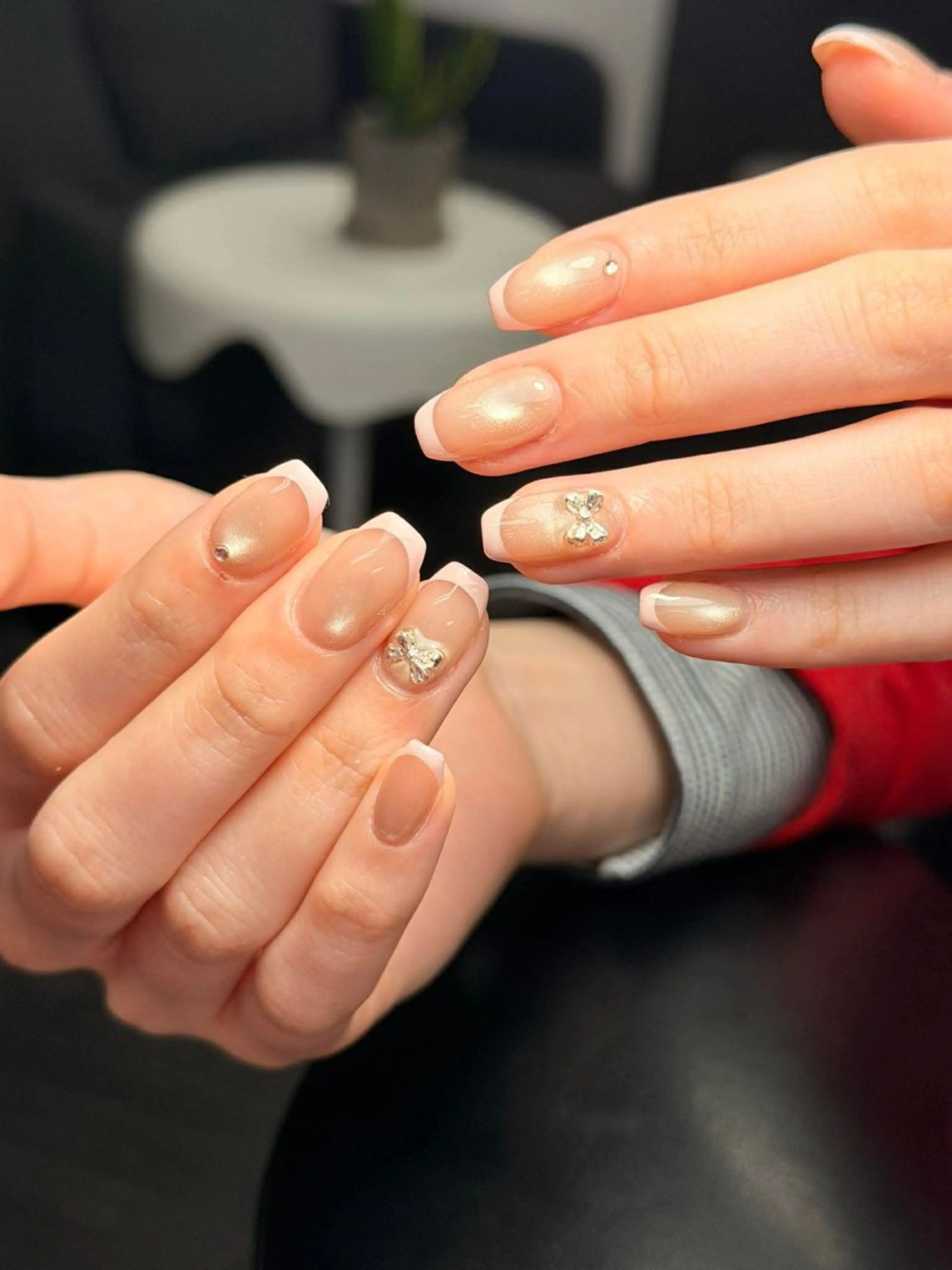 ネイル 韓国ネイル 持ち込み ニュアンスネイル 春ネイル 夏ネイル SORA ANA.CHUOのネイルデザイン