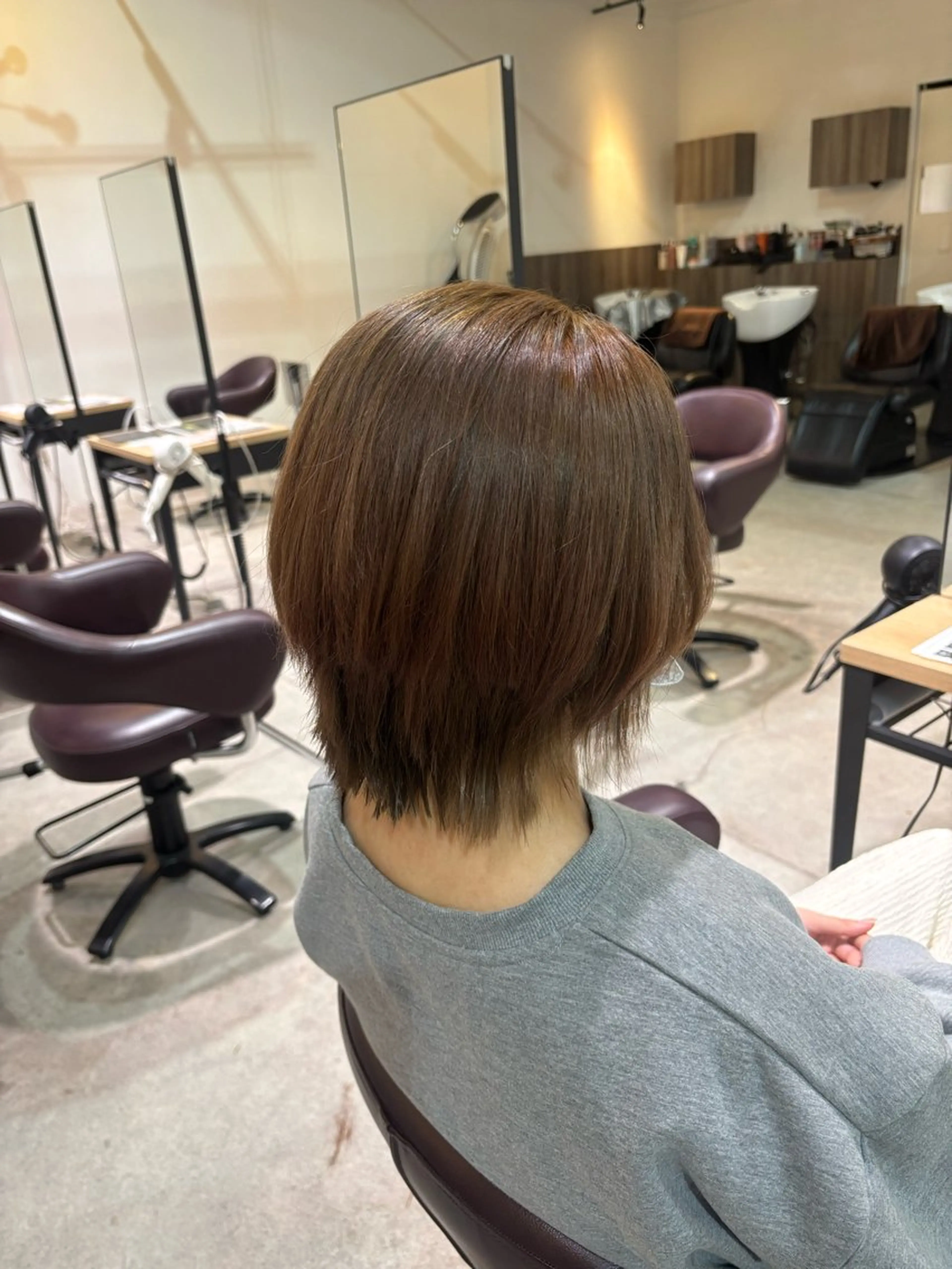 ショート カラー GRANDEUR/似 合わせ/ケラスターゼのヘアスタイル