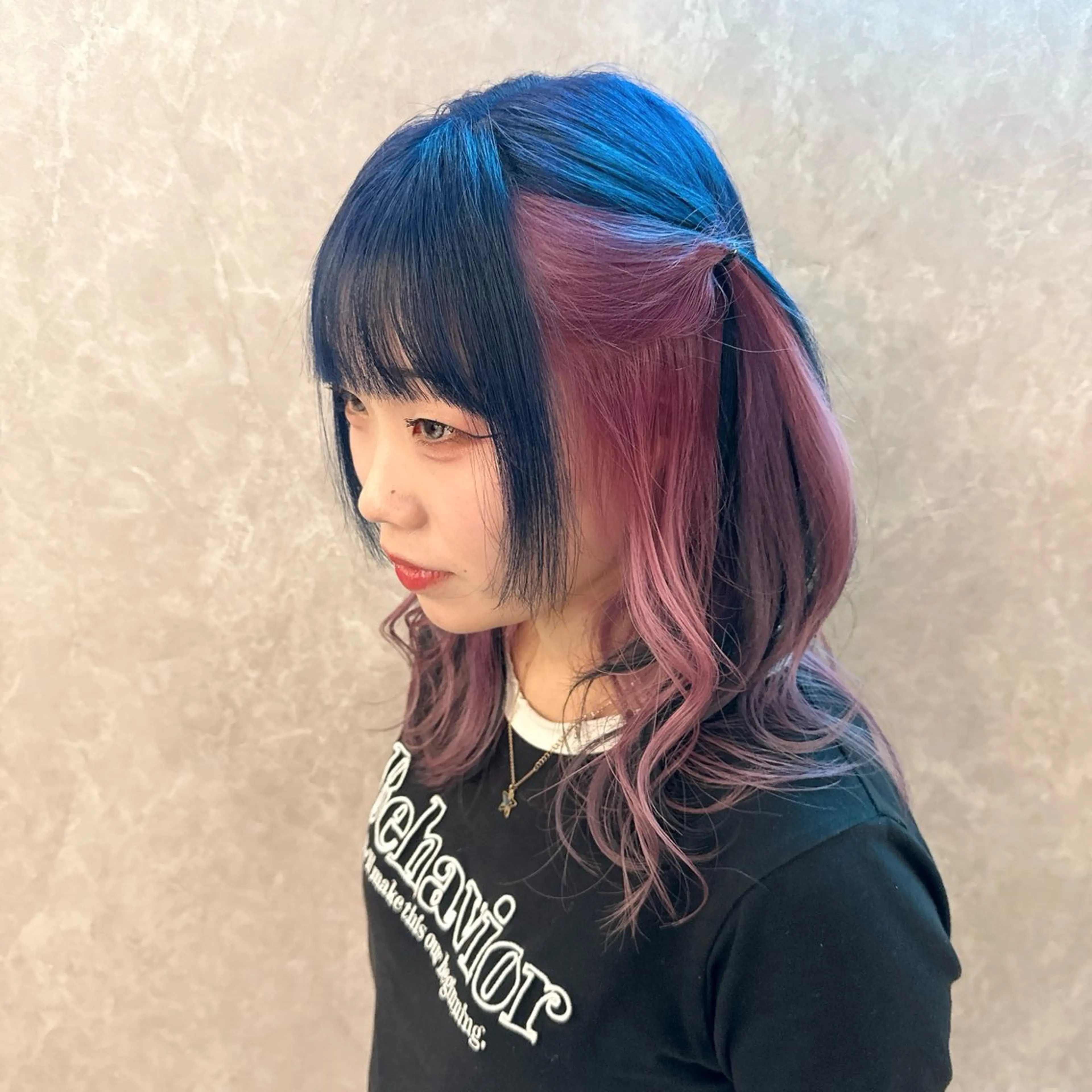 ロング カラー バレイヤージュ ブリーチ ブルーカラー ケアブリーチ ダブルカラー ヘアカラー トリートメント デザインカラー 髪質改善Lilithのその他イメージ