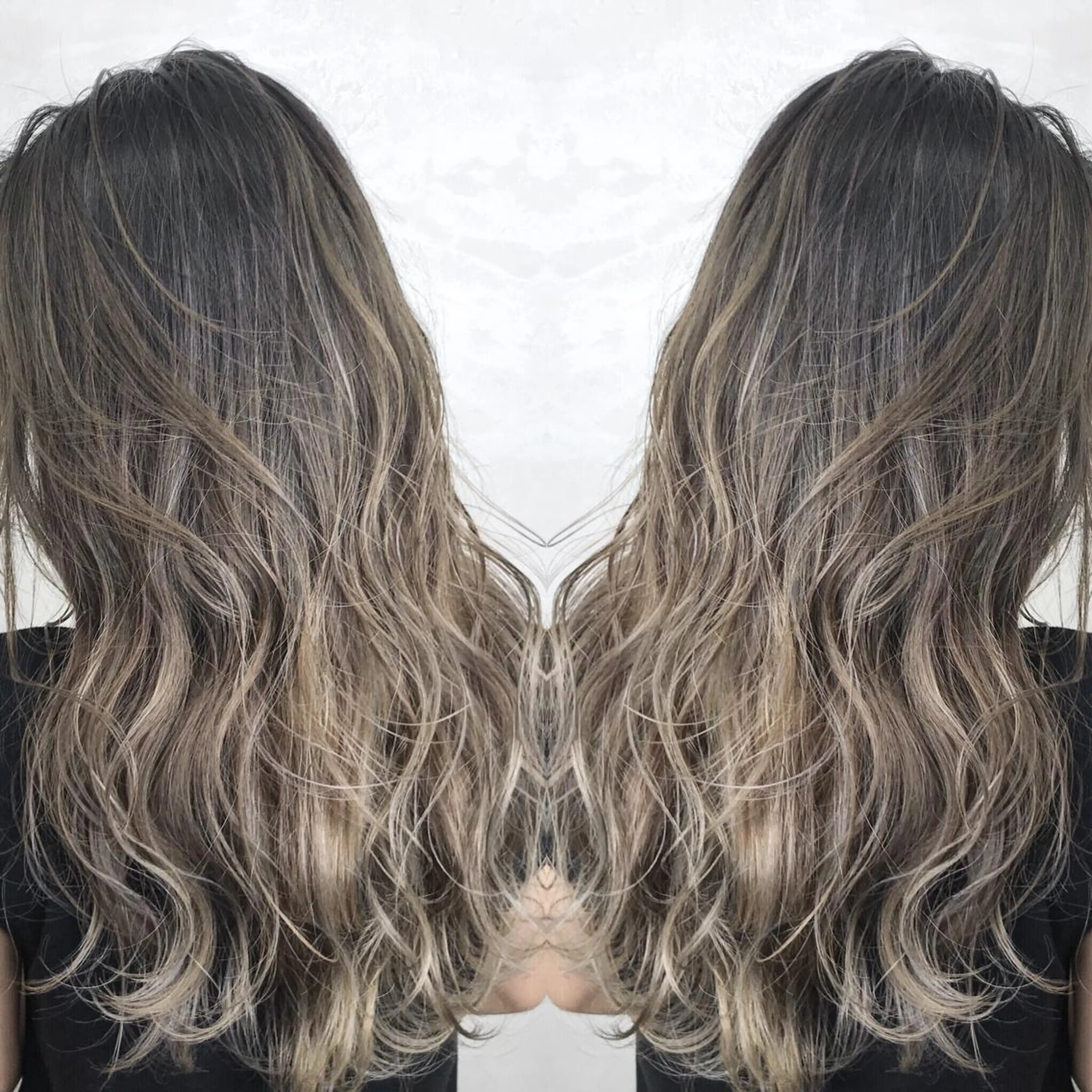 ロング カラー LUSTRE クロサワのヘアスタイル