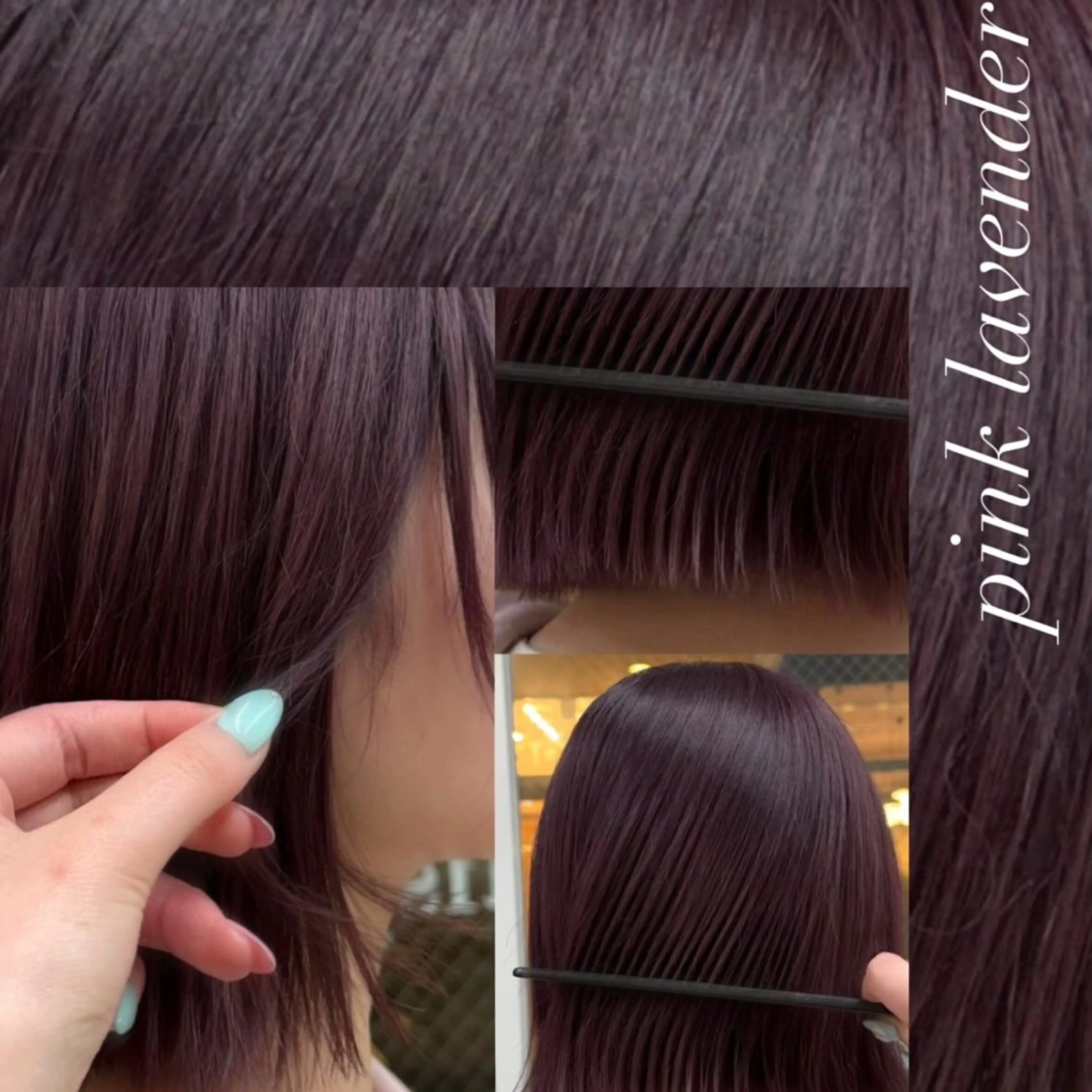 ショート カラー ラベンダーカラー ピンクカラー ピンクラベンダー ヘアカラー Daisy🫧天神/ 大名🫧AYURIのヘアスタイル