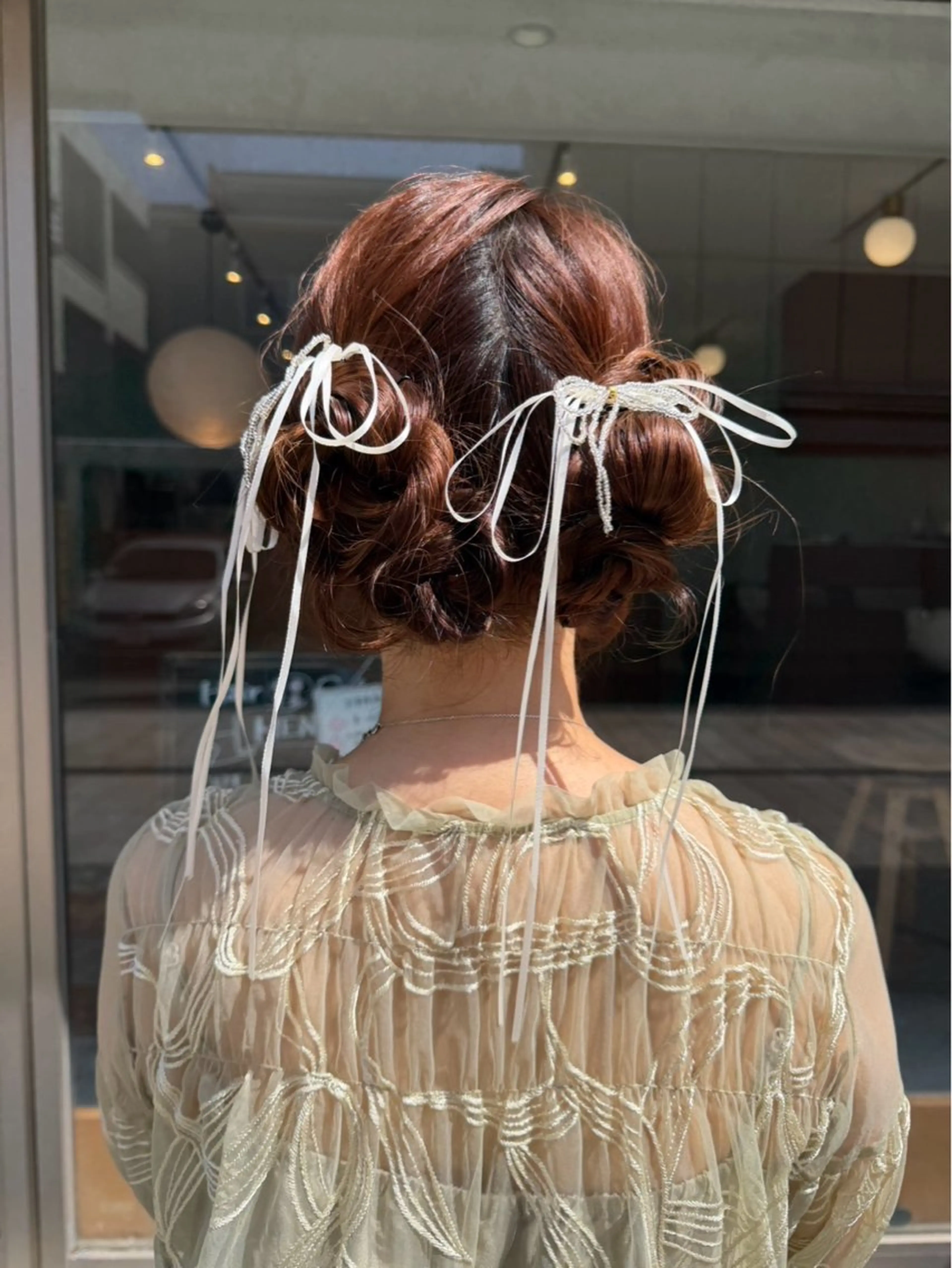 ミディアム ヘアセット 🌈トップデザイナー 金沢駅近nanamiのヘアスタイル