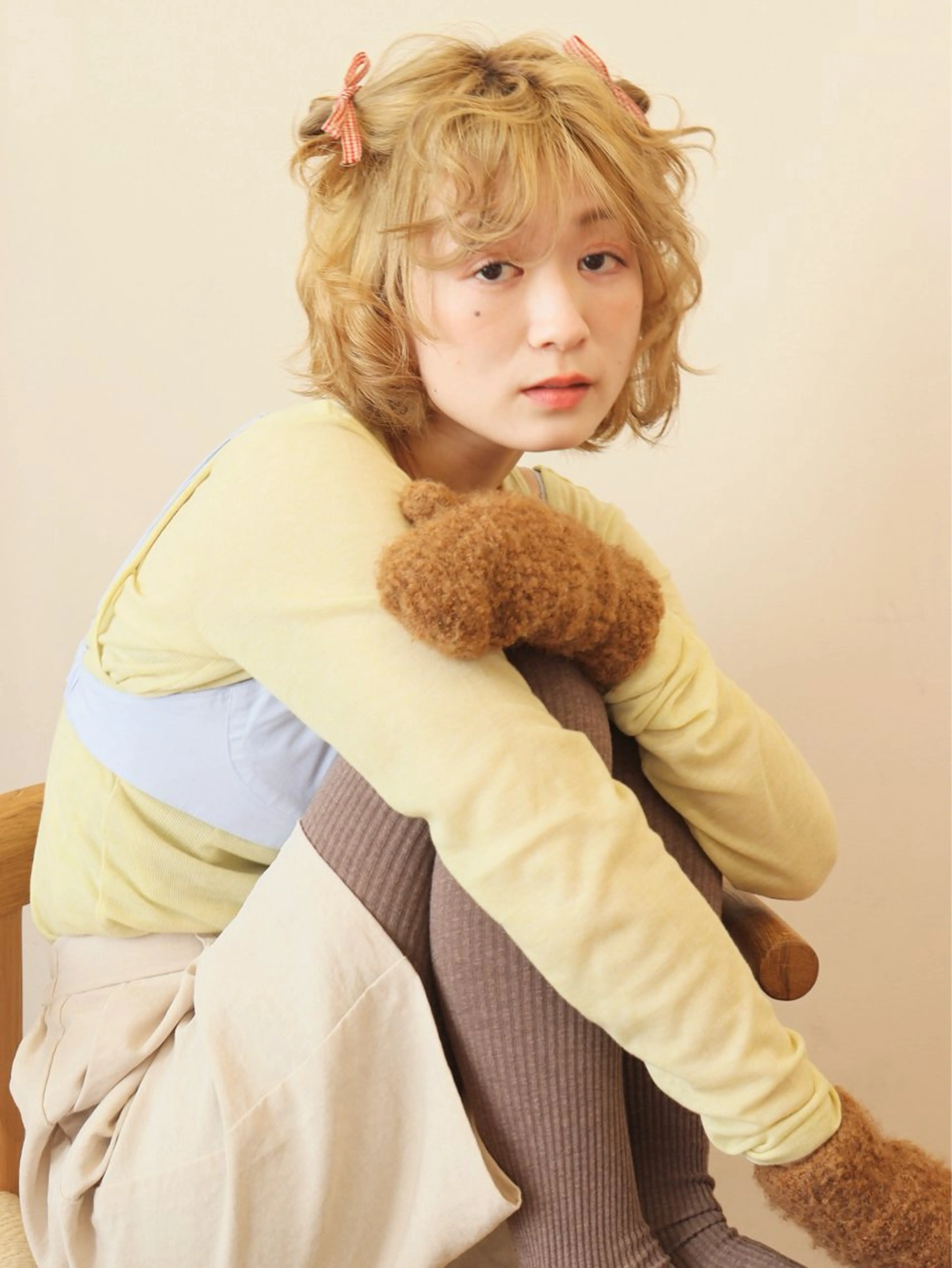 ショート カラー カット ヘアカラー 美空🐇 レイヤー / 透明感カラー🩰のヘアスタイル