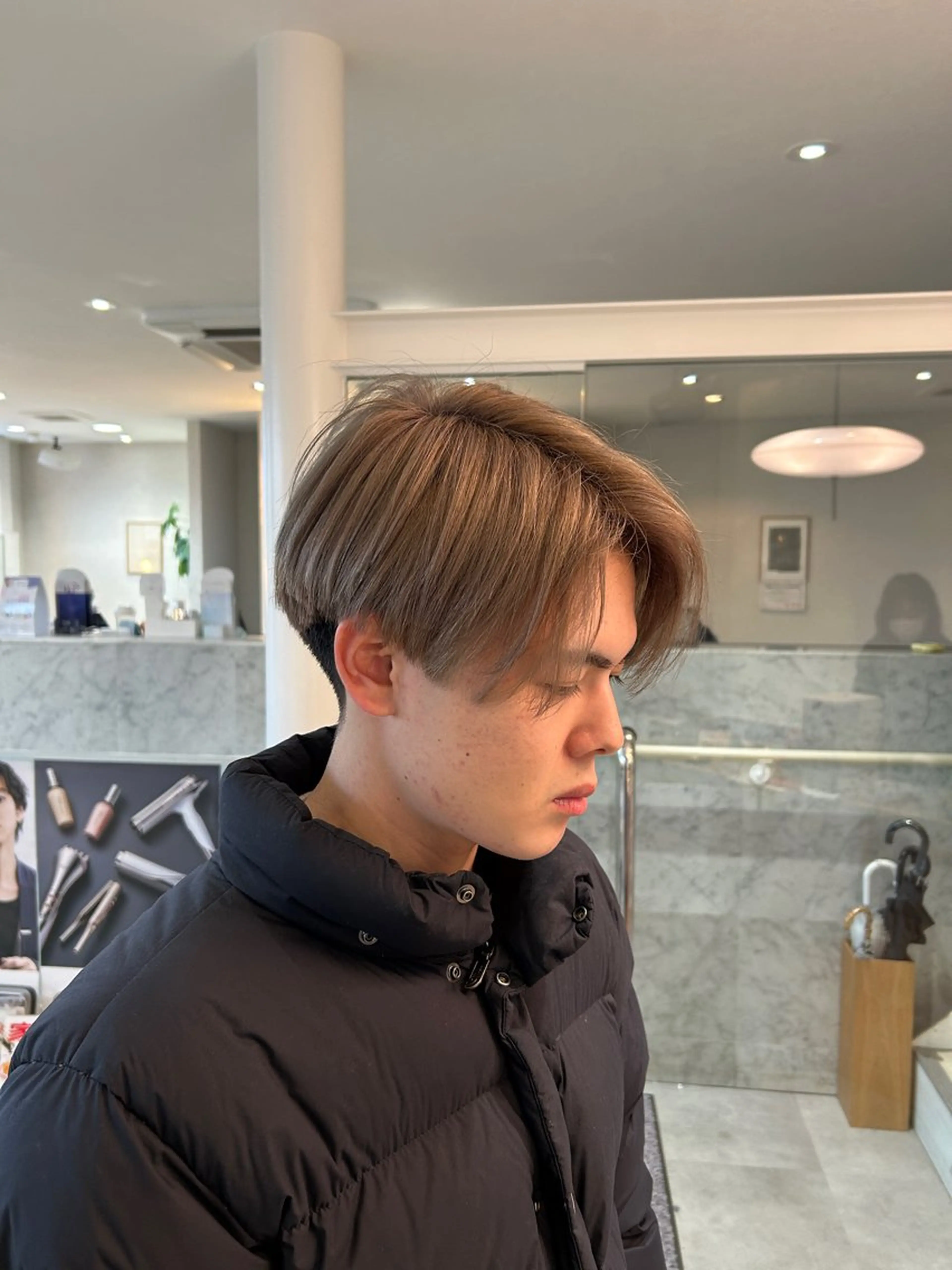 ショート カラー メンズ PUREEdeFLEURS所属・中村 魁登のヘアスタイル