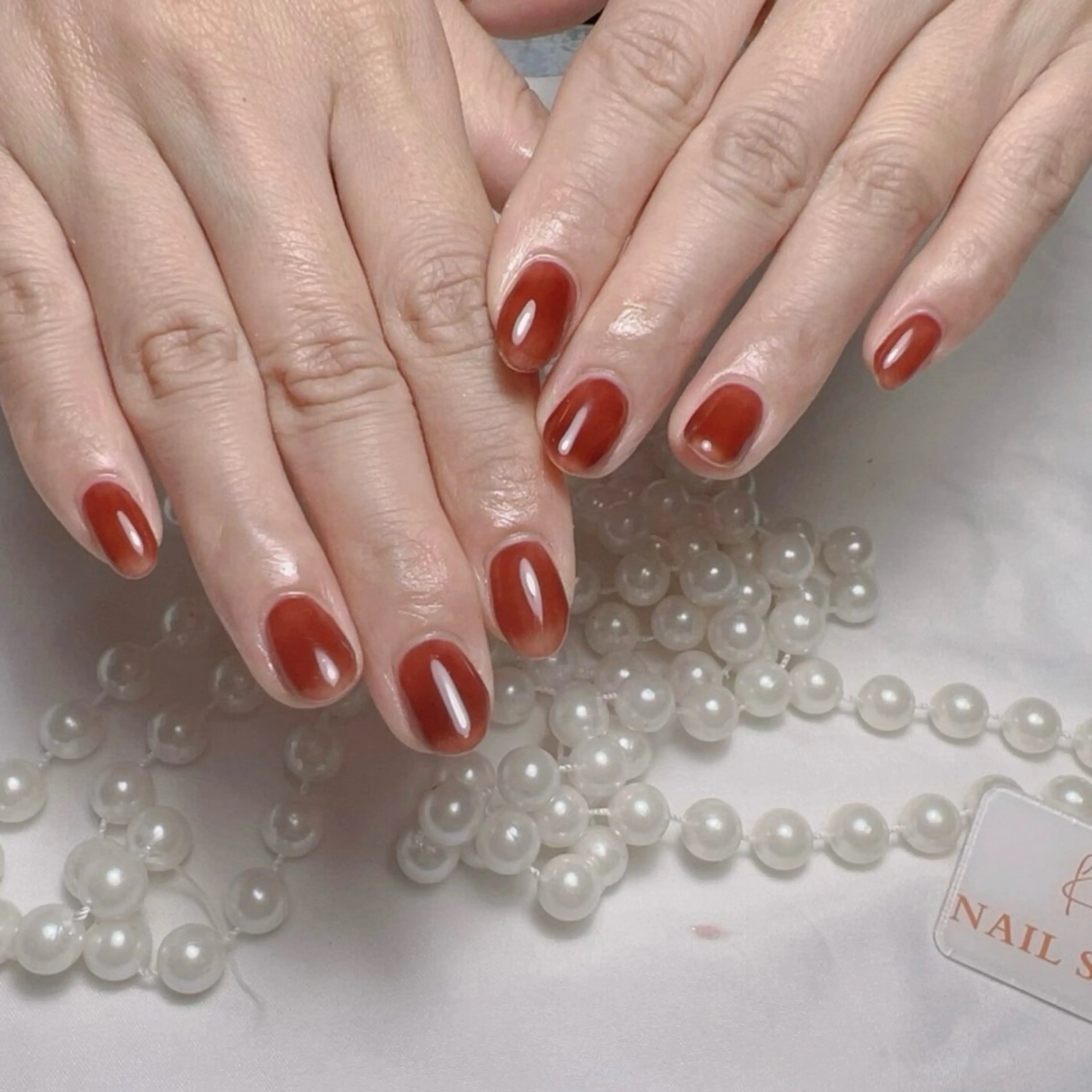 ネイル アートネイル フレンチネイル ジェルネイル グラデーション 韓国ネイル ハンドネイル 💕鈴木ユリ パラジェル/オフ無料のネイルデザイン