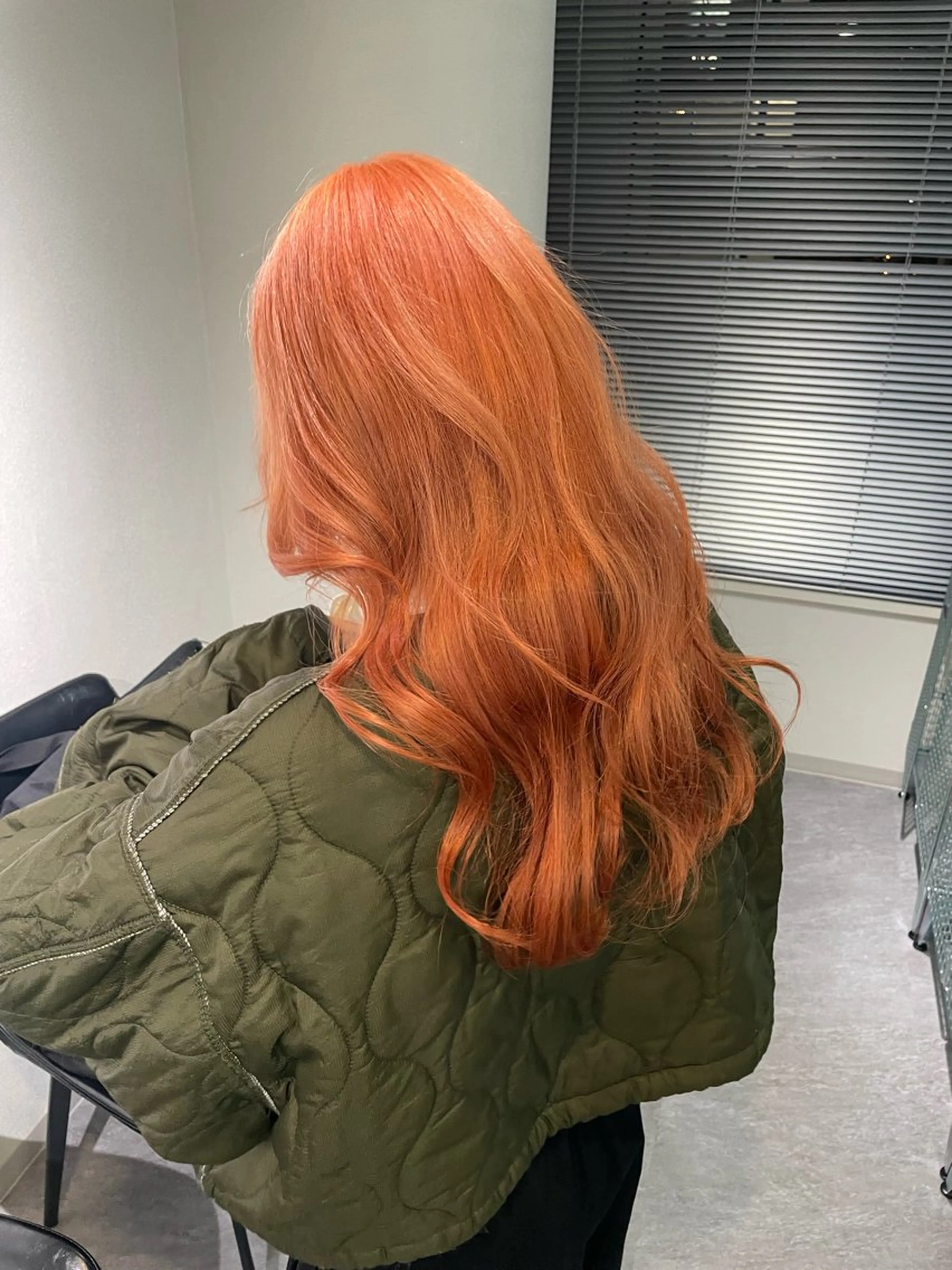 ロング カラー カット ヘアカラー 渋谷美容師 ユイのヘアスタイル