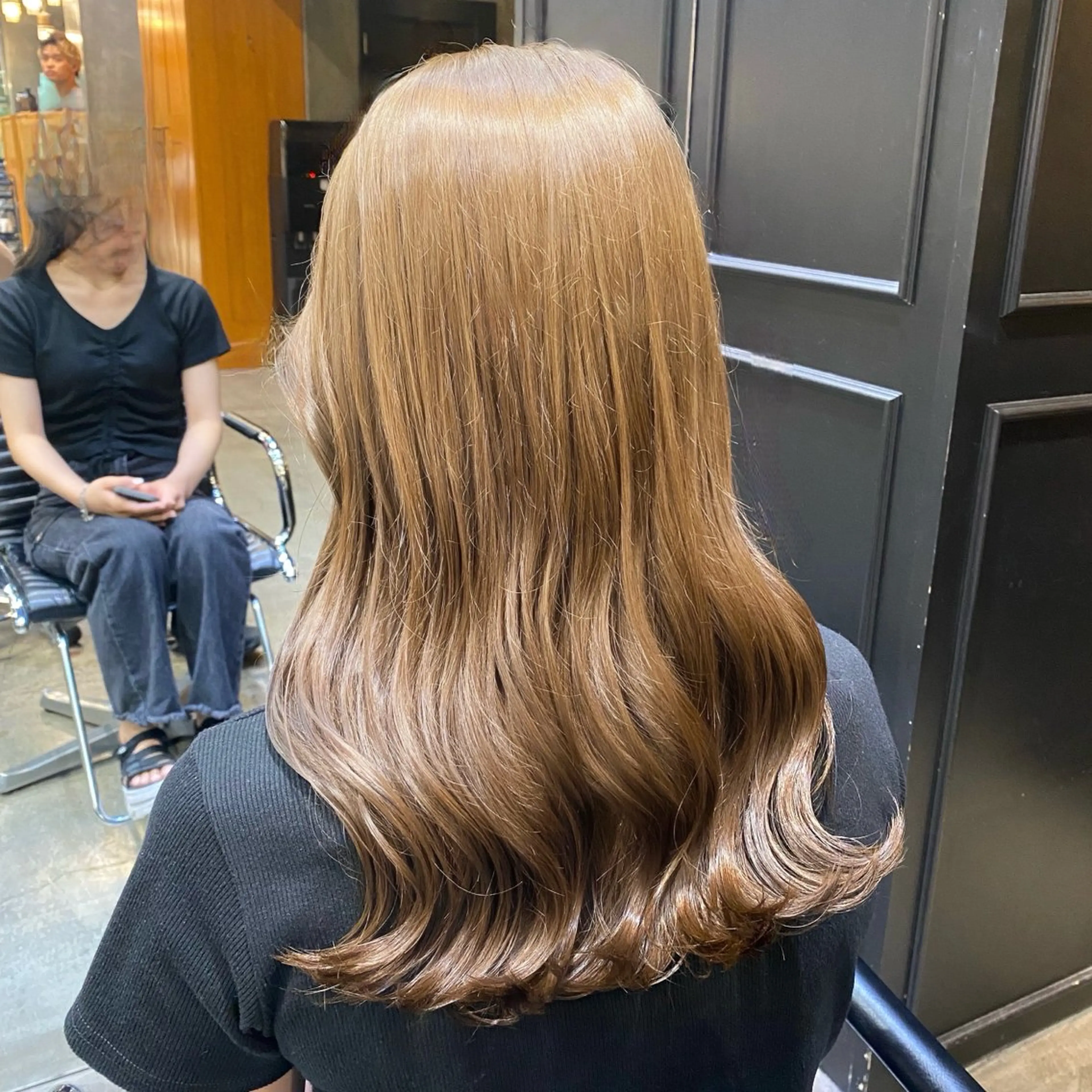 セミロング カラー ベージュカラー ブリーチ ダブルカラー ブリーチなしカラー イエローカラー カット ヘアカラー 透明感カラー🌿 グレージュ🐺陽介のヘアスタイル