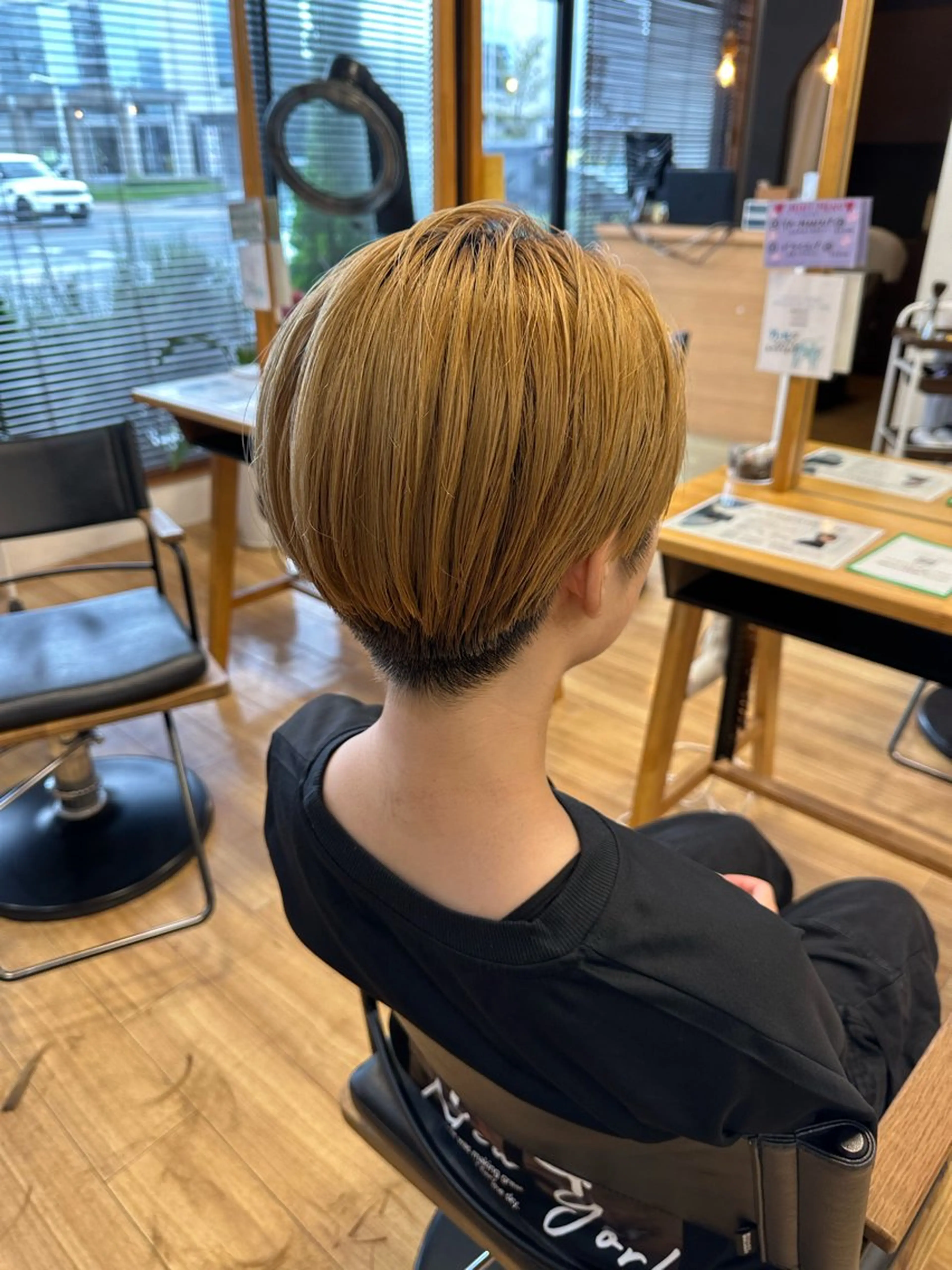 カット+全体縮毛矯正の写真