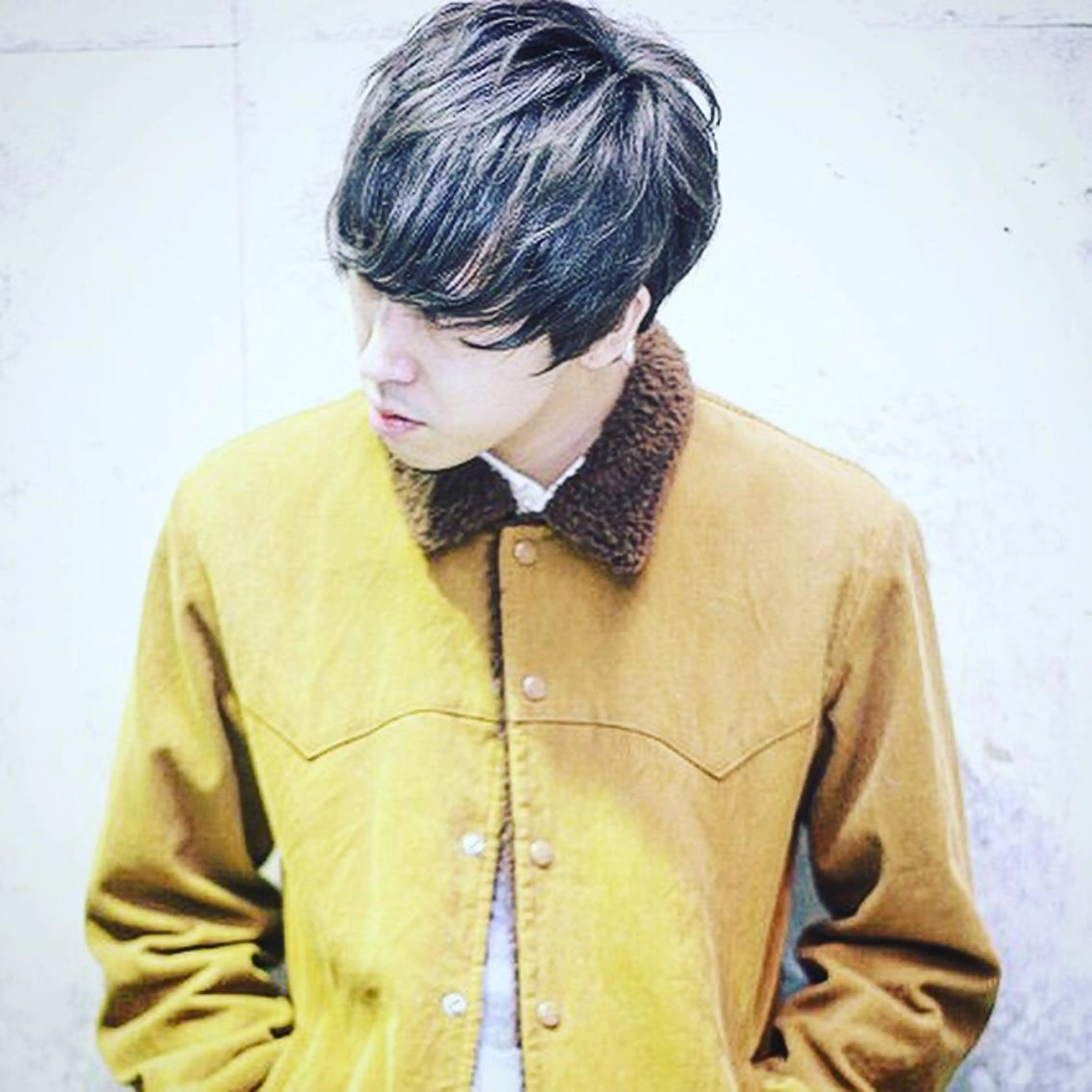 ショート カラー パーマ メンズ cachecache所属・及川 光のヘアスタイル