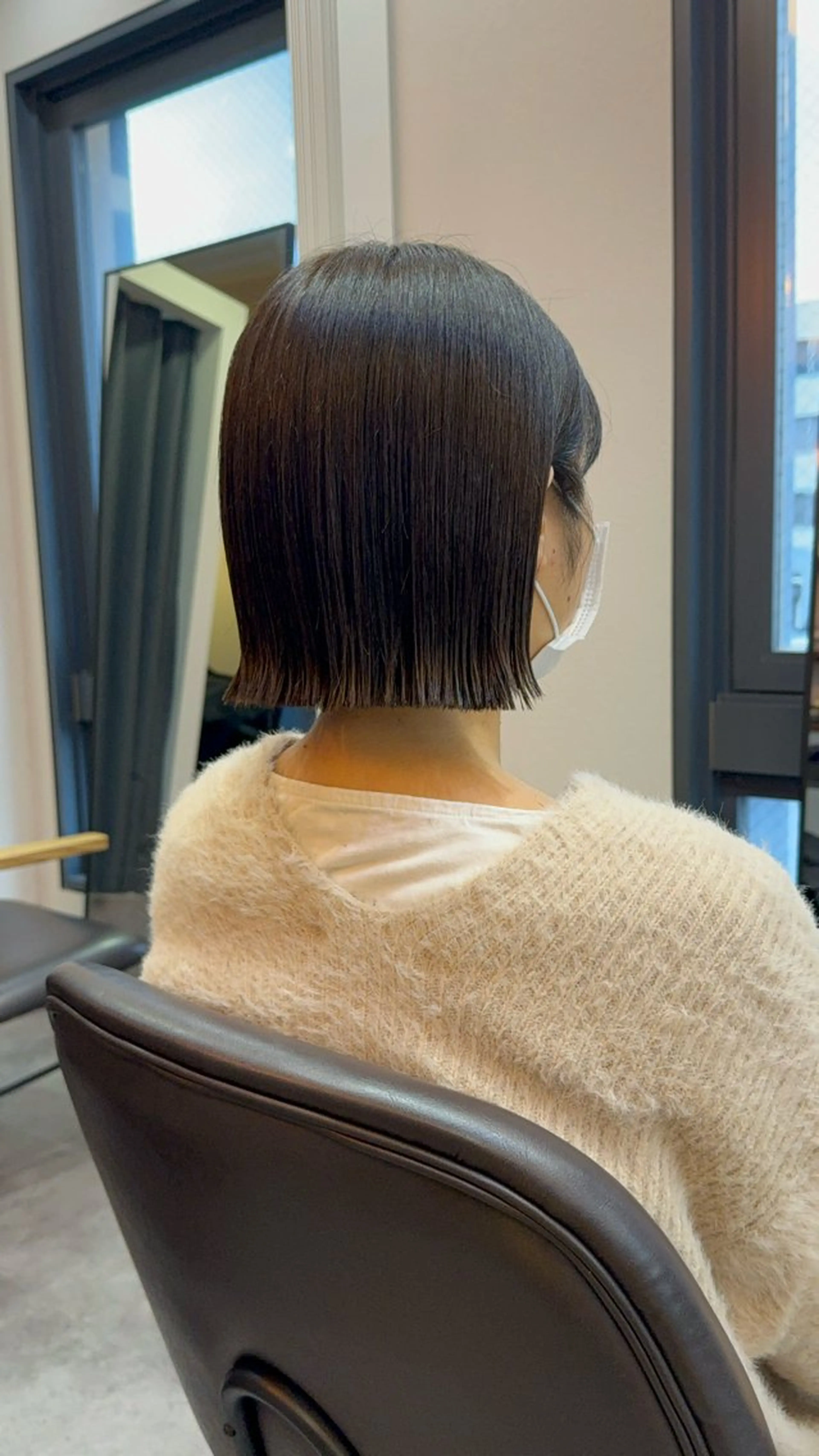 ショート ボブ カット 縮毛矯正 ボブ/髪質改善/ soiナカジママドリのヘアスタイル