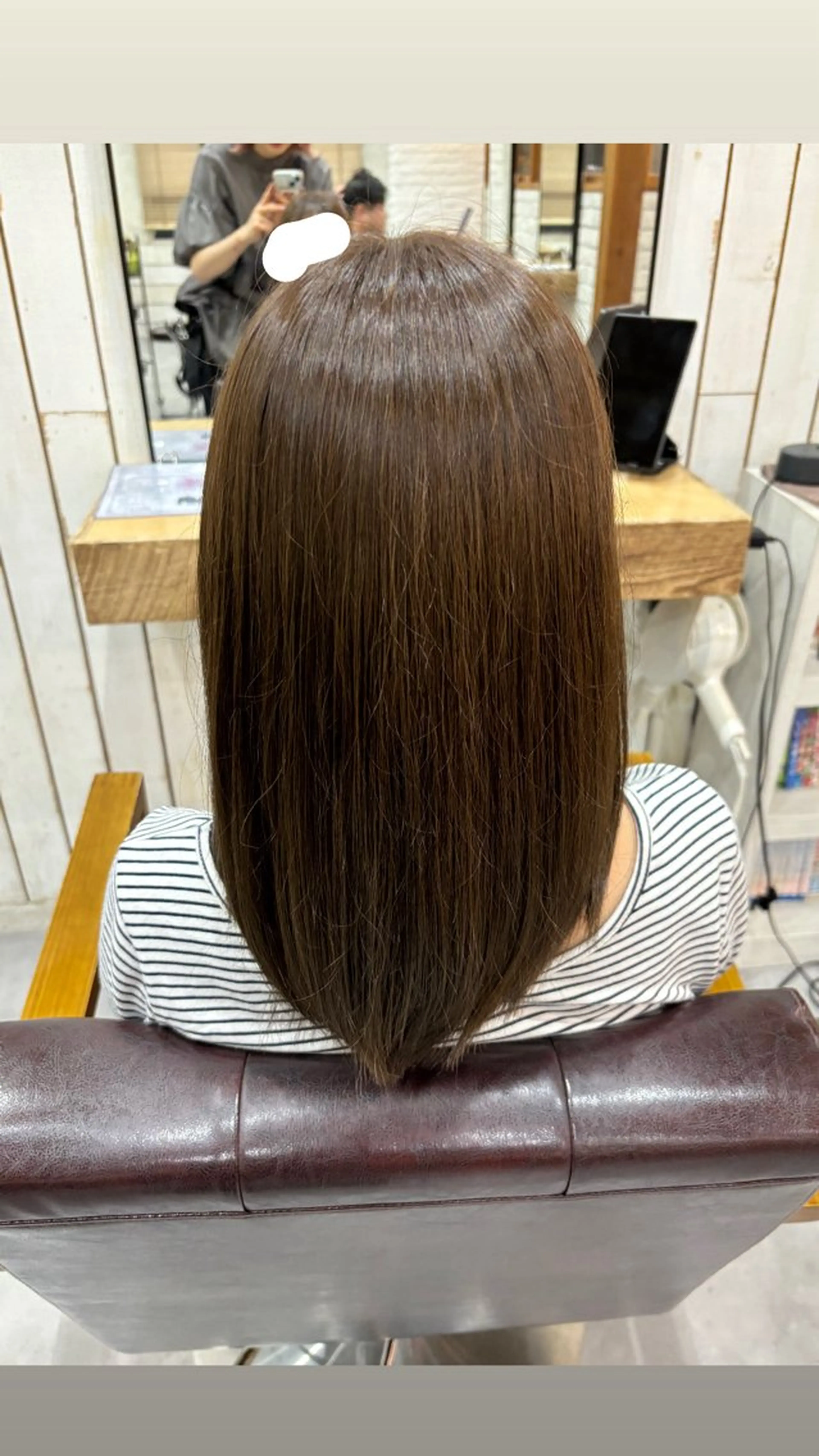 カラー ブラウンカラー オレンジ littlelink Mikuのヘアスタイル