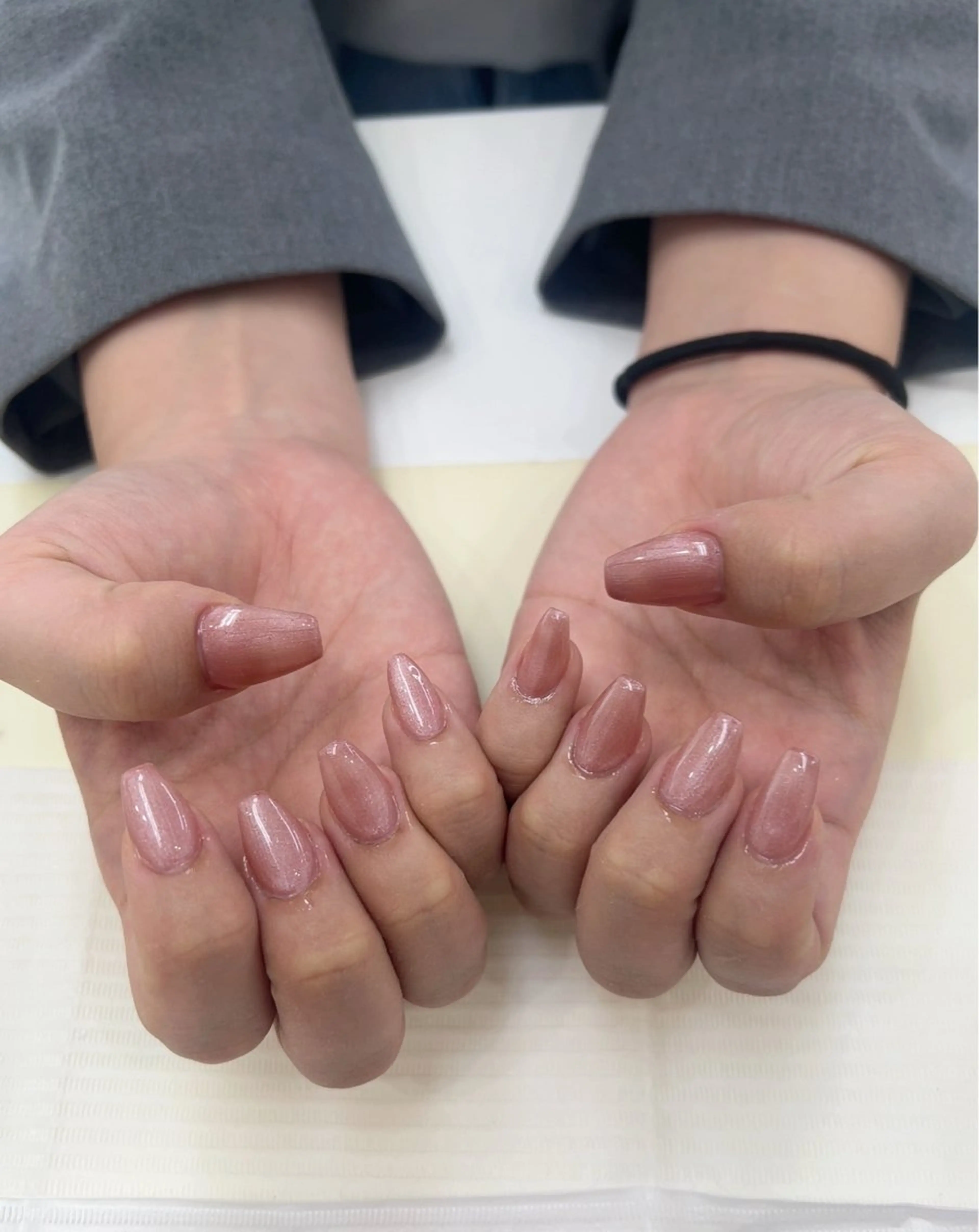 ネイル ワンカラーネイル esnail mokaのネイルデザイン