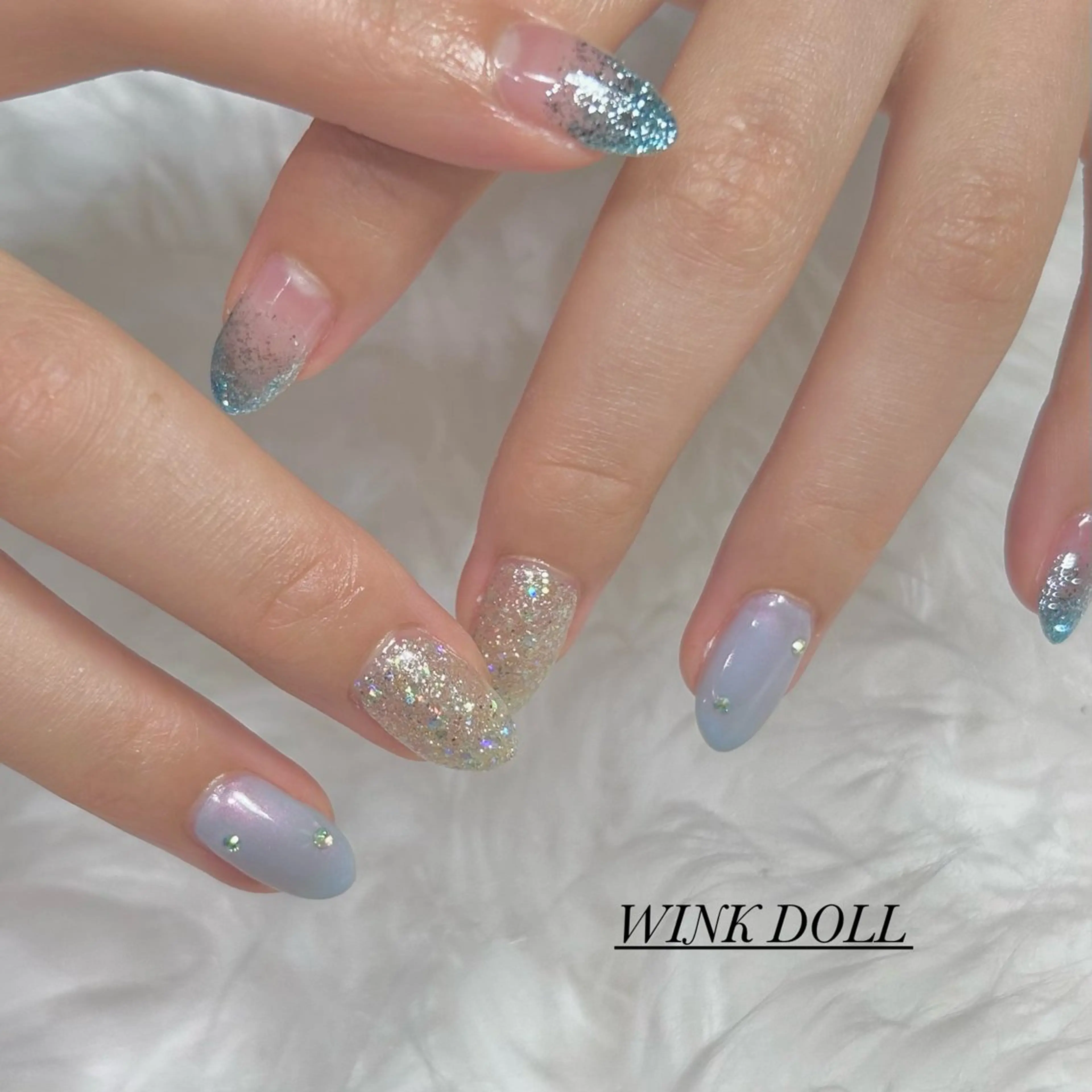 ネイル ハンドネイル WINK DOLL 🌹MIRAIのネイルデザイン