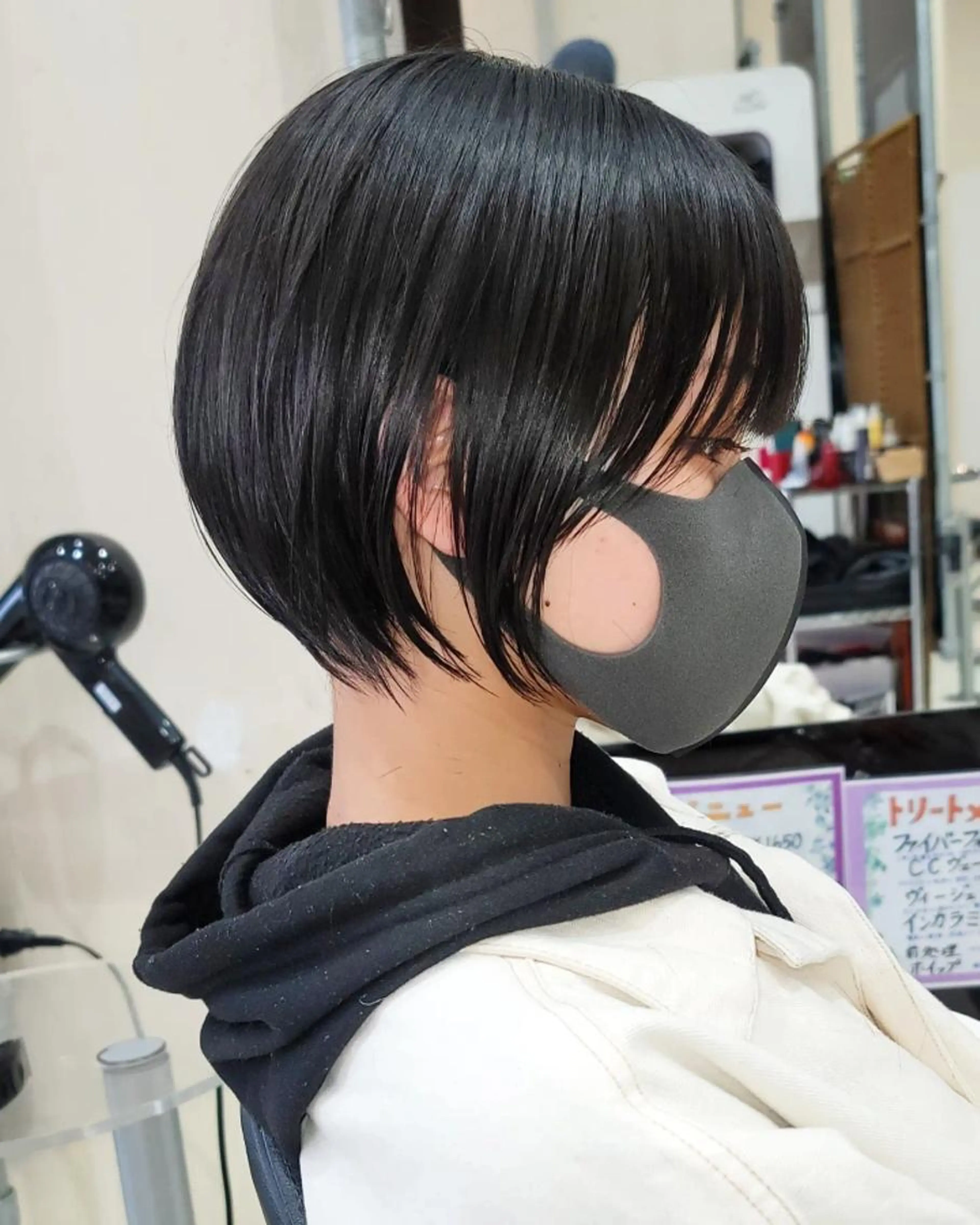 ご来店の無い初回限定様ヘアモデルショートスタイルにカットレディース限定インスタ用に撮影協力してくれる方限定の写真