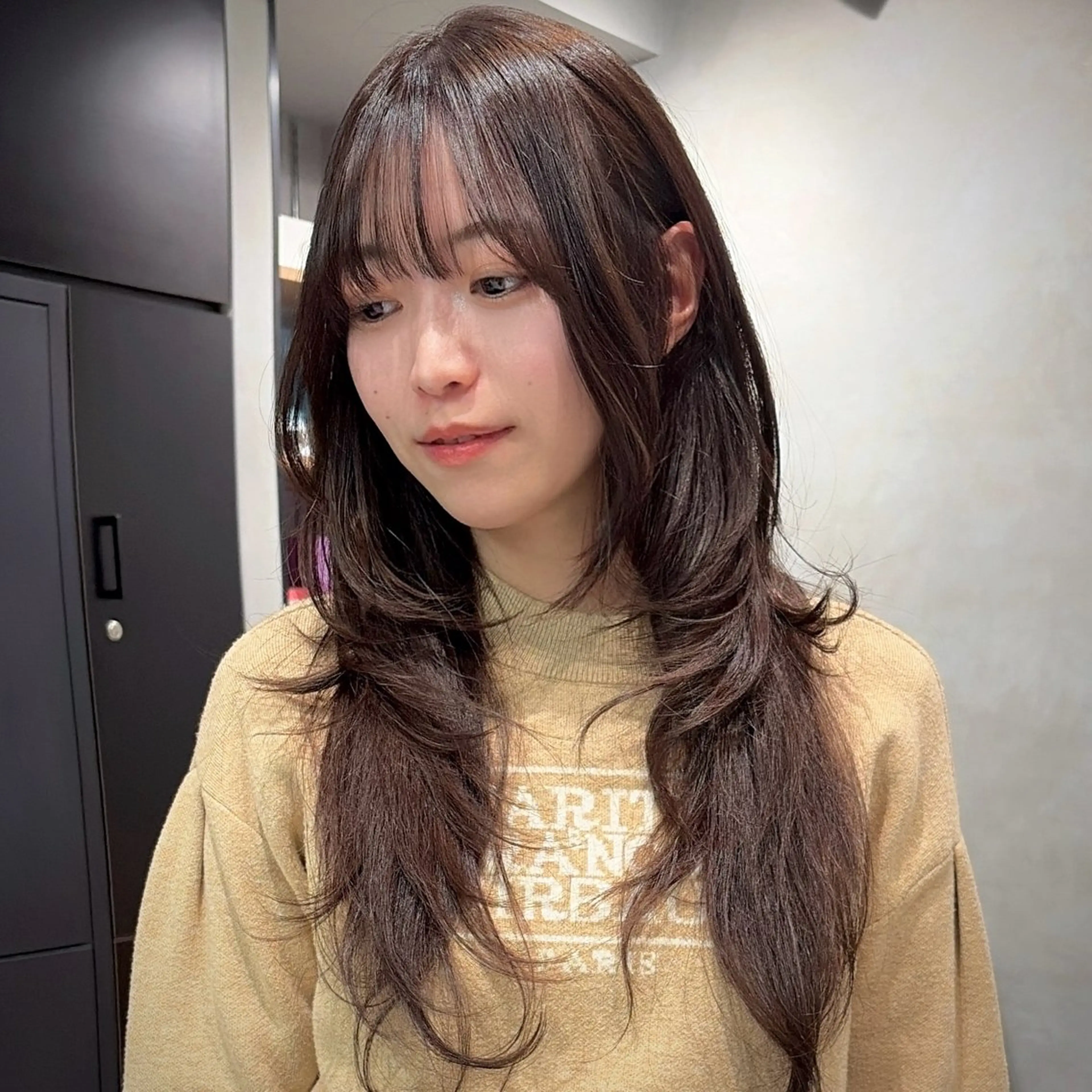 ロング カラー カット ヘアカラー トリートメント レイヤー/ウルフ🤍 mayo.のヘアスタイル