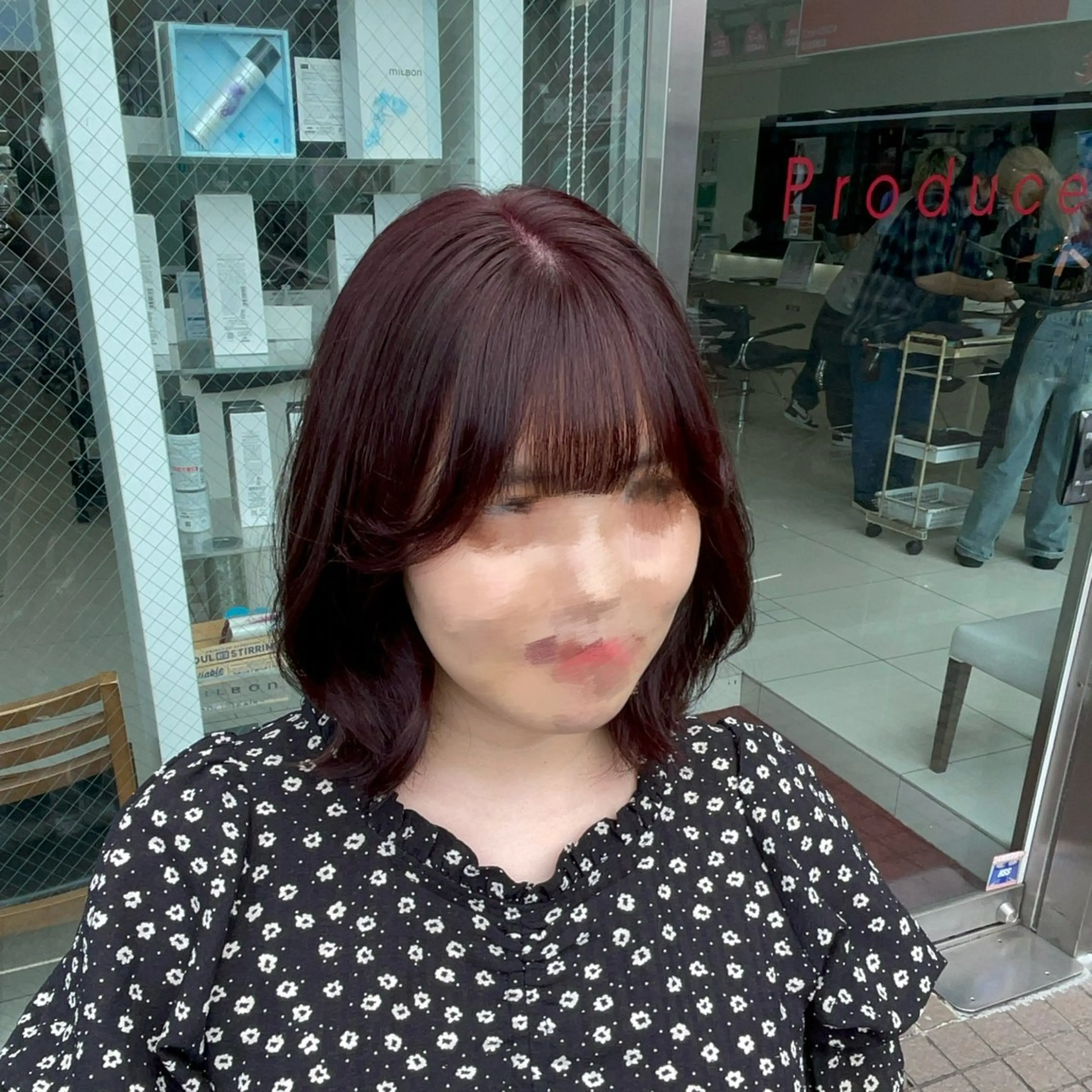 ミディアム カラー カット 🎀ゆい🎀 髪質改善カラー🎀のヘアスタイル