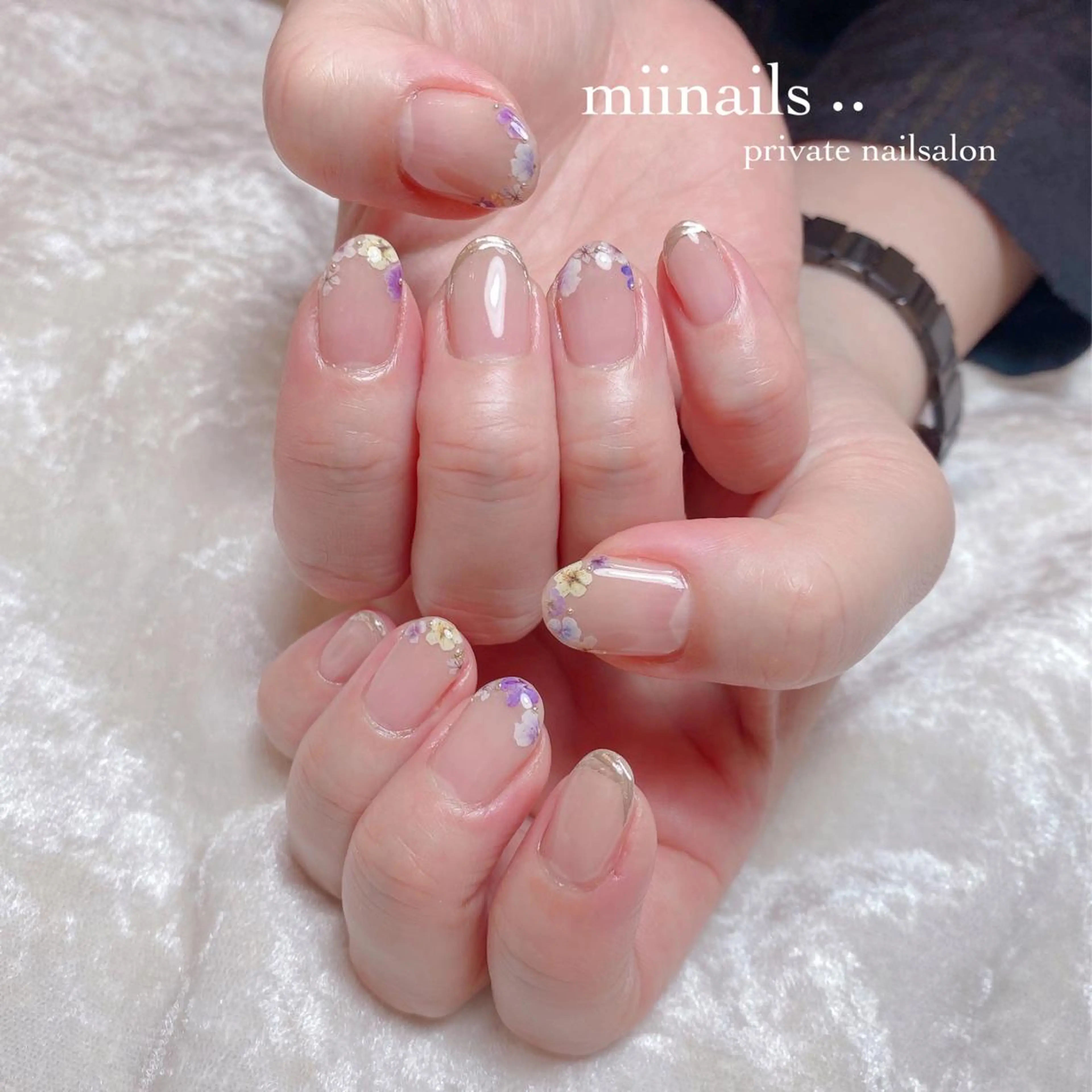 ネイル 韓国ネイル ワンホンネイル ハンドネイル nailsalon miinailsのネイルデザイン