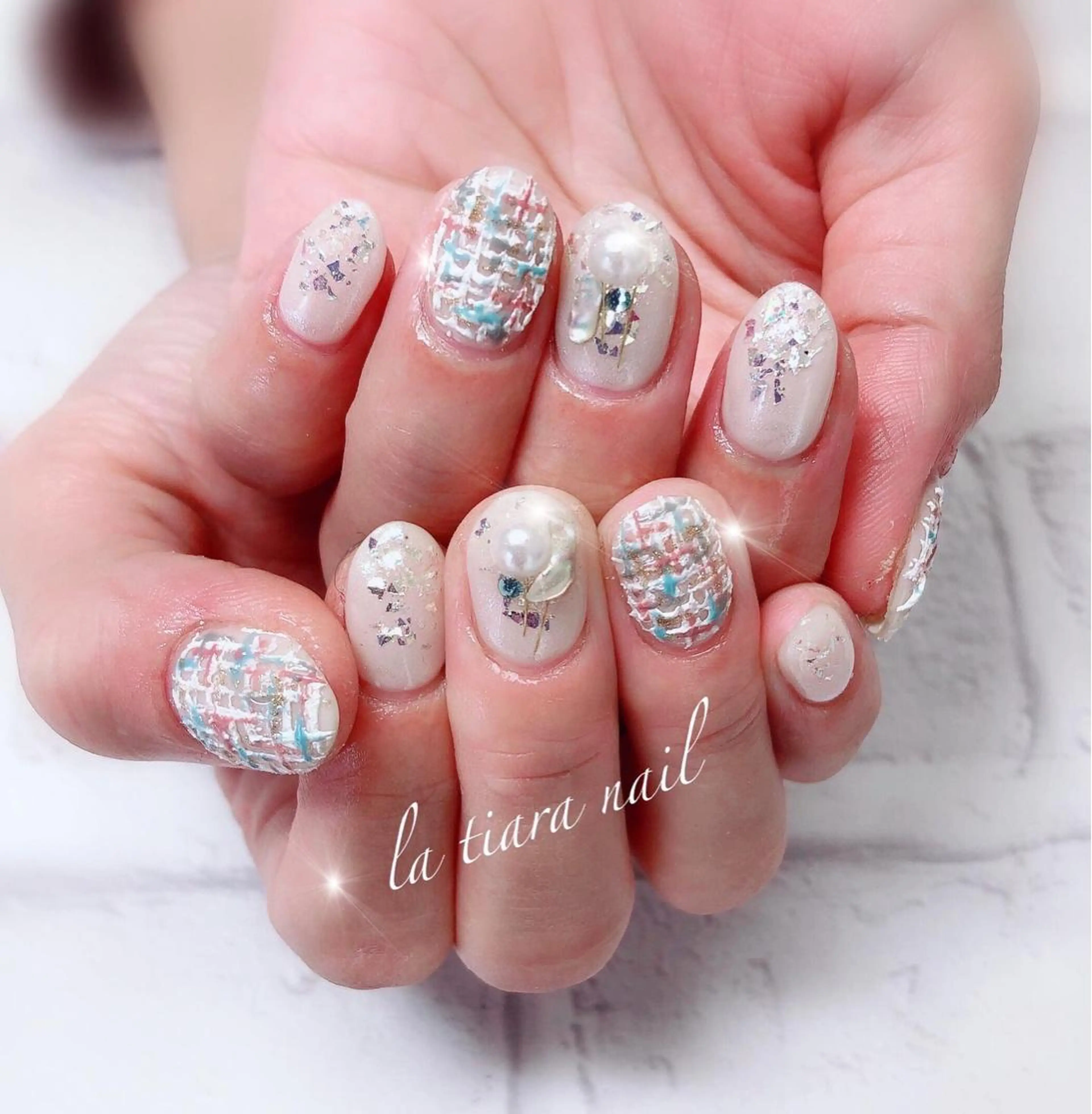 ネイル ハンドネイル Blue bird  nailのネイルデザイン