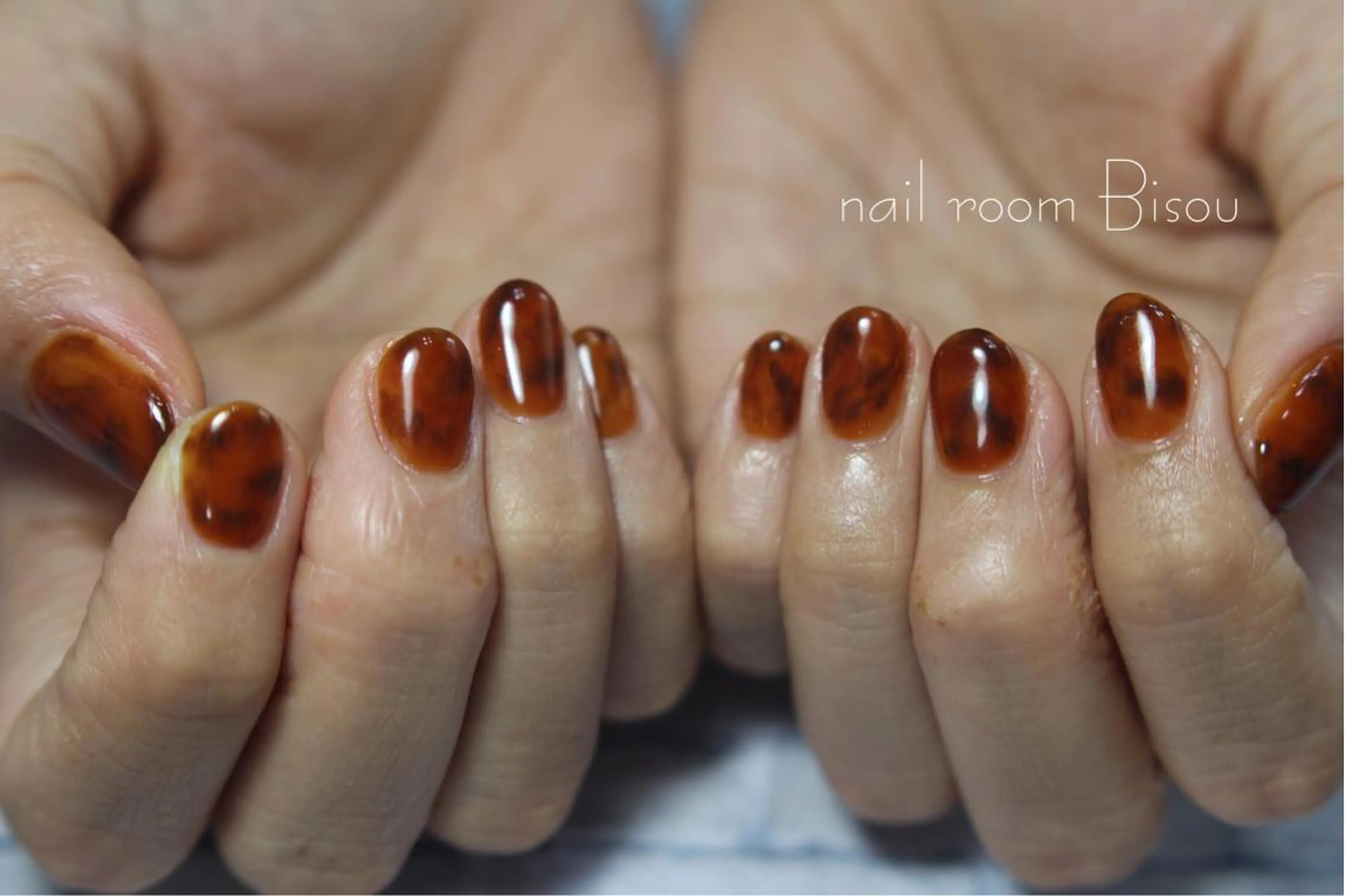 ネイル べっ甲ネイル Negishi Akiのネイルデザイン